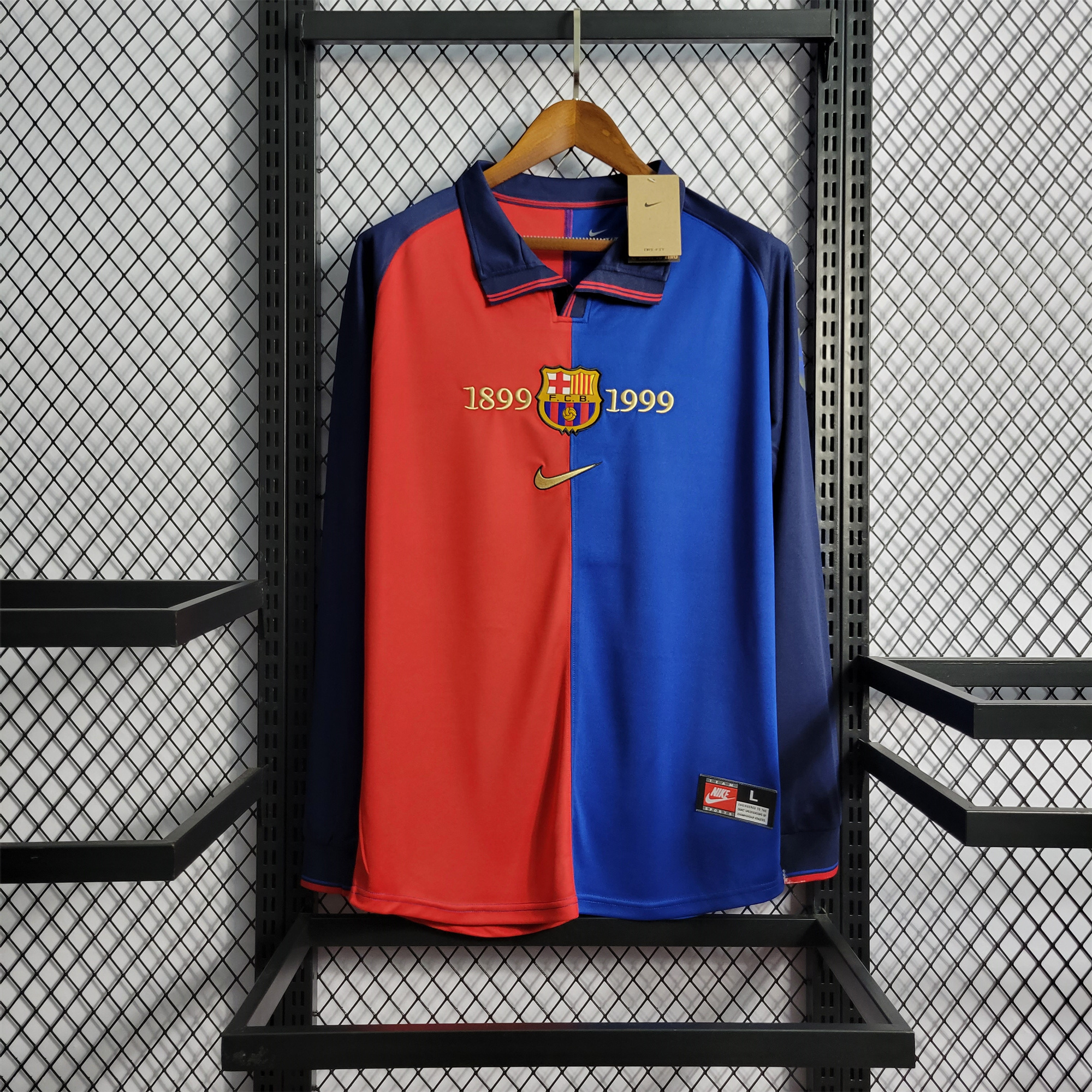 B.A.R.S.A Retro Centenary Edition Long Sleeve Jersey - JerseysGala