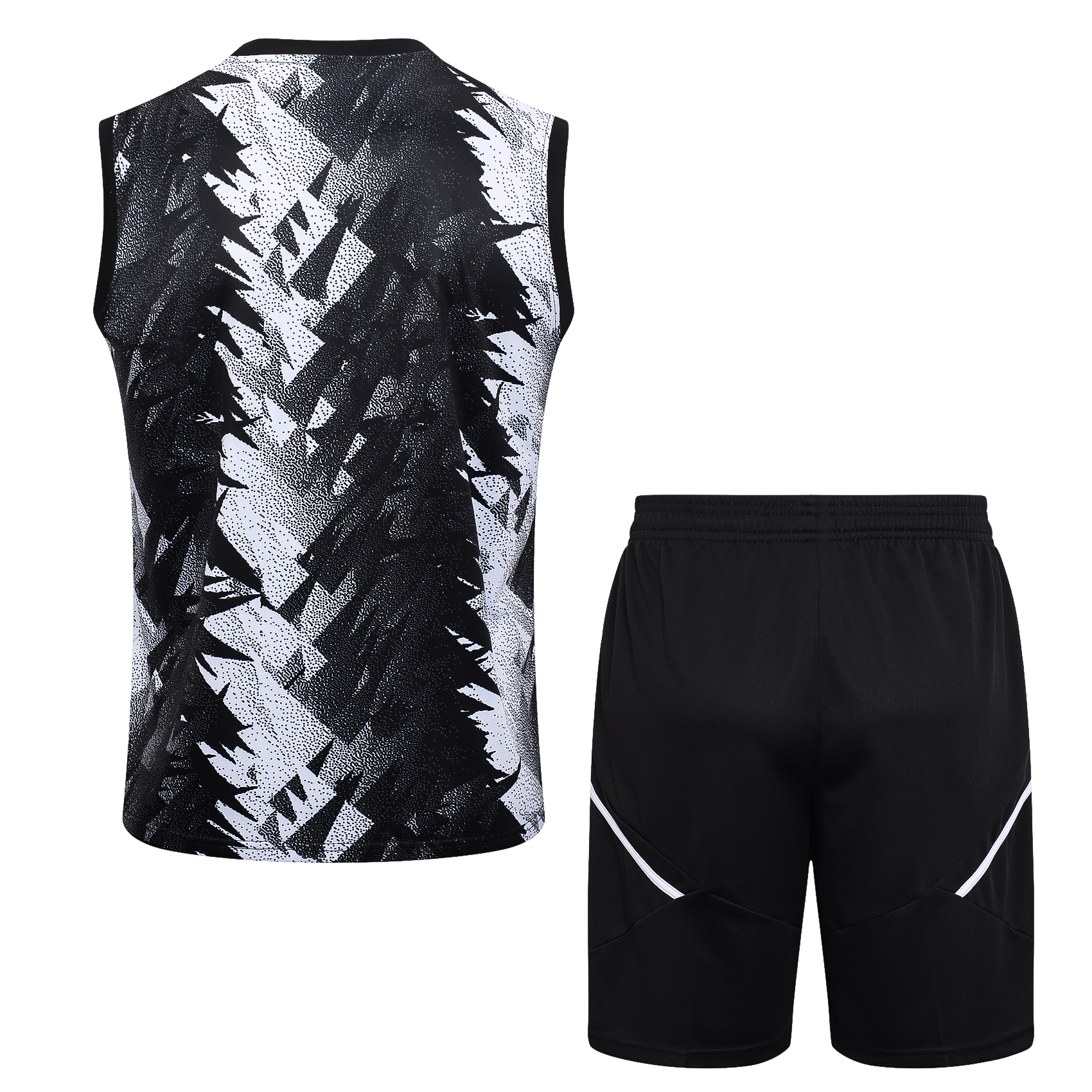 23-24 Juventus Black Training Vest Suit - JerseysGala