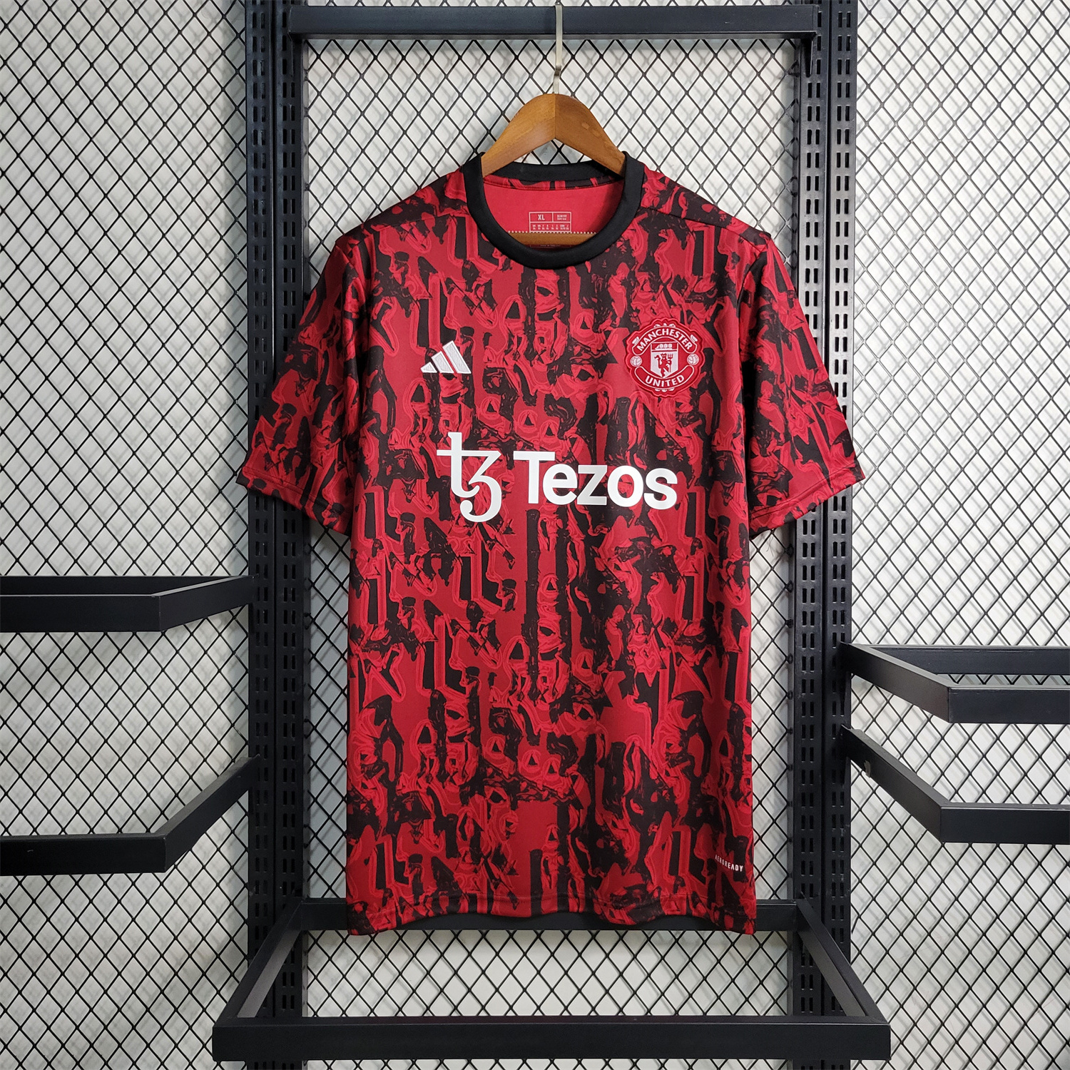 Manchester United 23-24 Red Black Training Jersey - Fans Version - JerseysGala