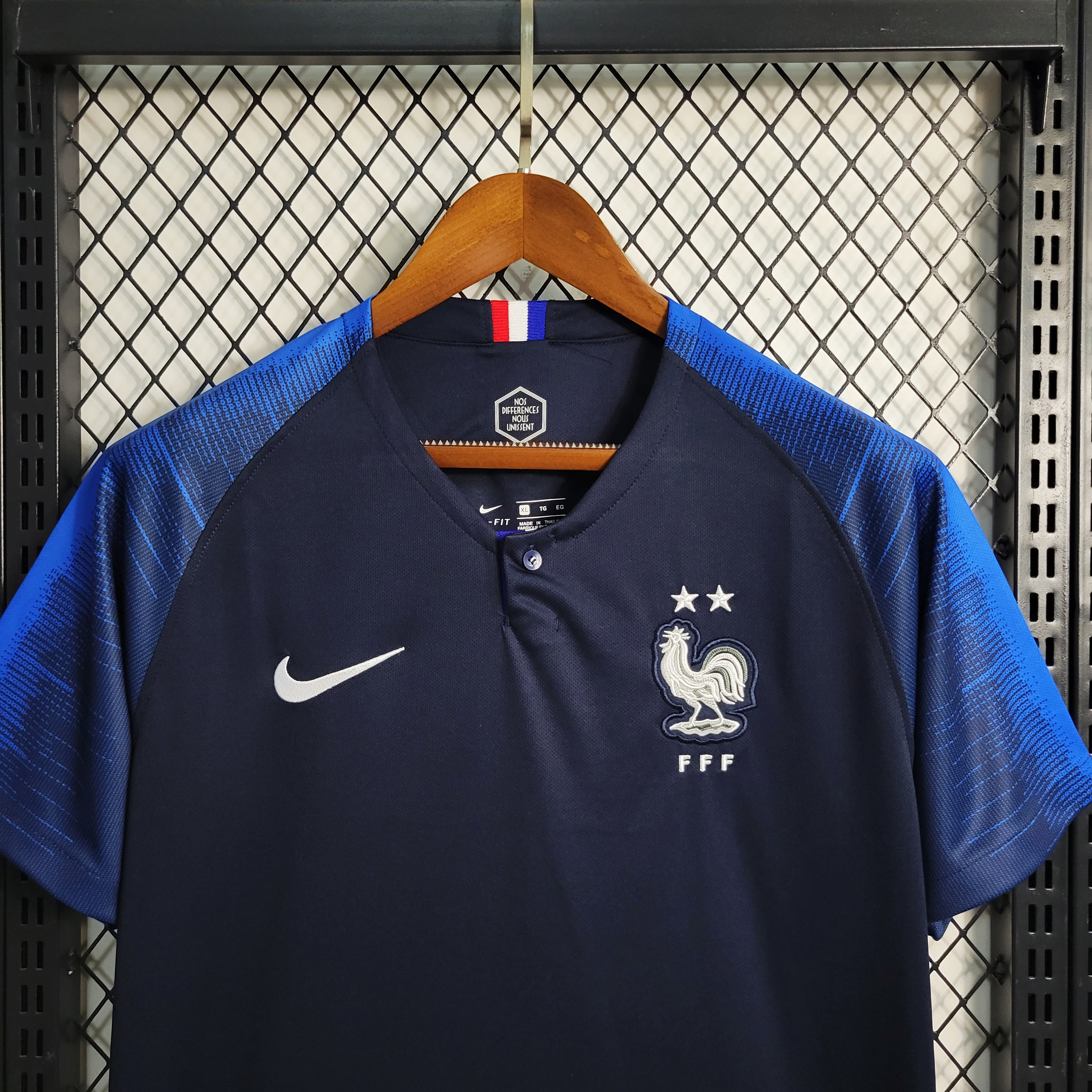Retro France 2018 Home Stadium Jersey - JerseysGala