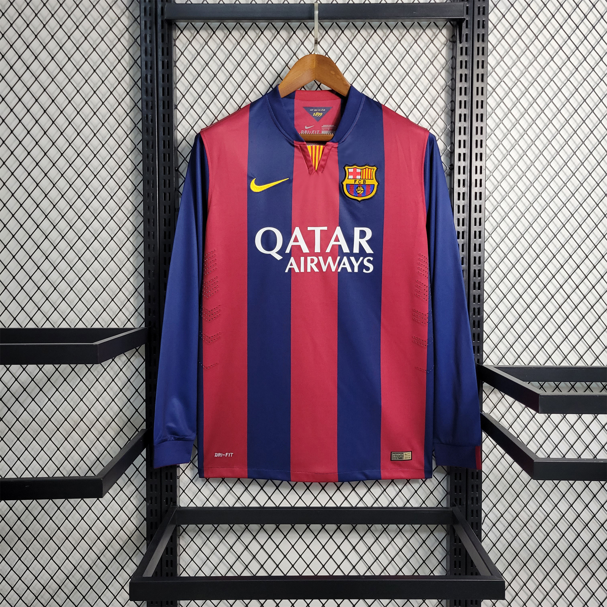 B.A.R.S.A Retro 14-15 Home Stadium Long Sleeve Jersey - JerseysGala