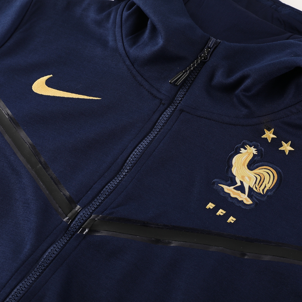 France 23-24 Jacket Training Tracksuit -Treasure Blue - JerseysGala