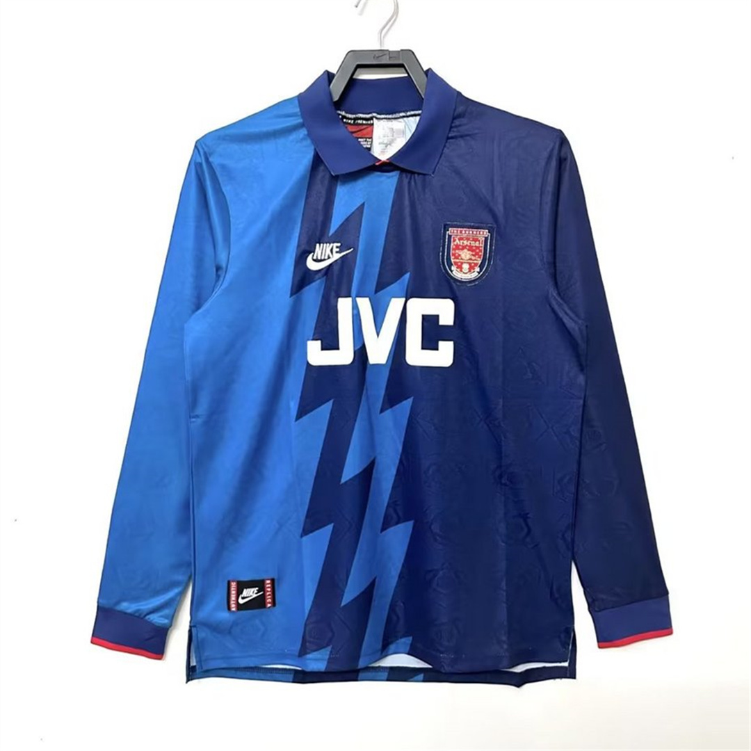 Arsenal Retro 95-96 Away Long Sleeve Jersey - JerseysGala