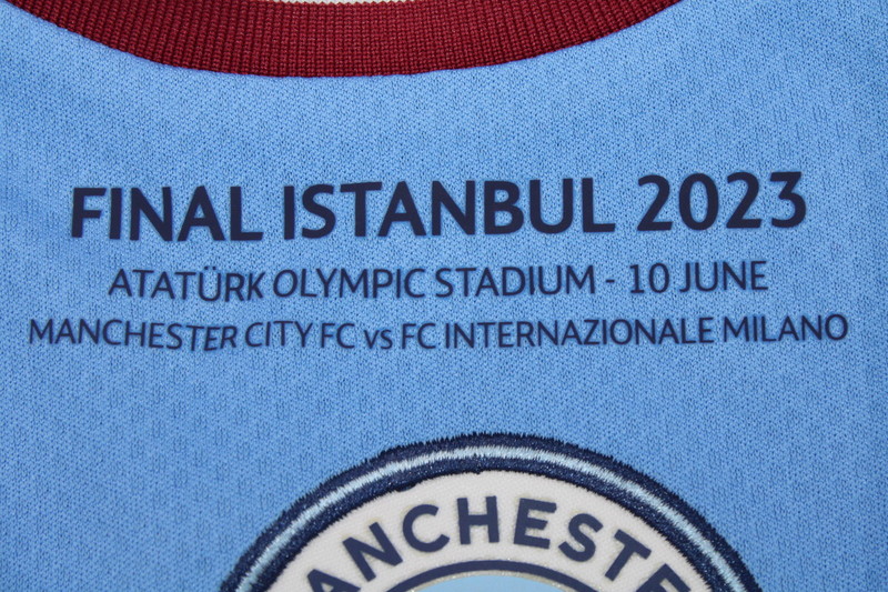 Manchester City 22/23 Home Jersey & Final - Player Version - JerseysGala