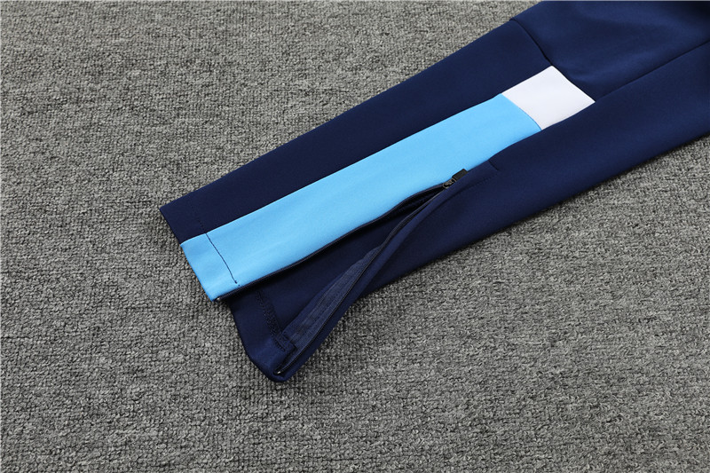 Manchester City 23-24 Jacket Training Tracksuit - Blue - JerseysGala