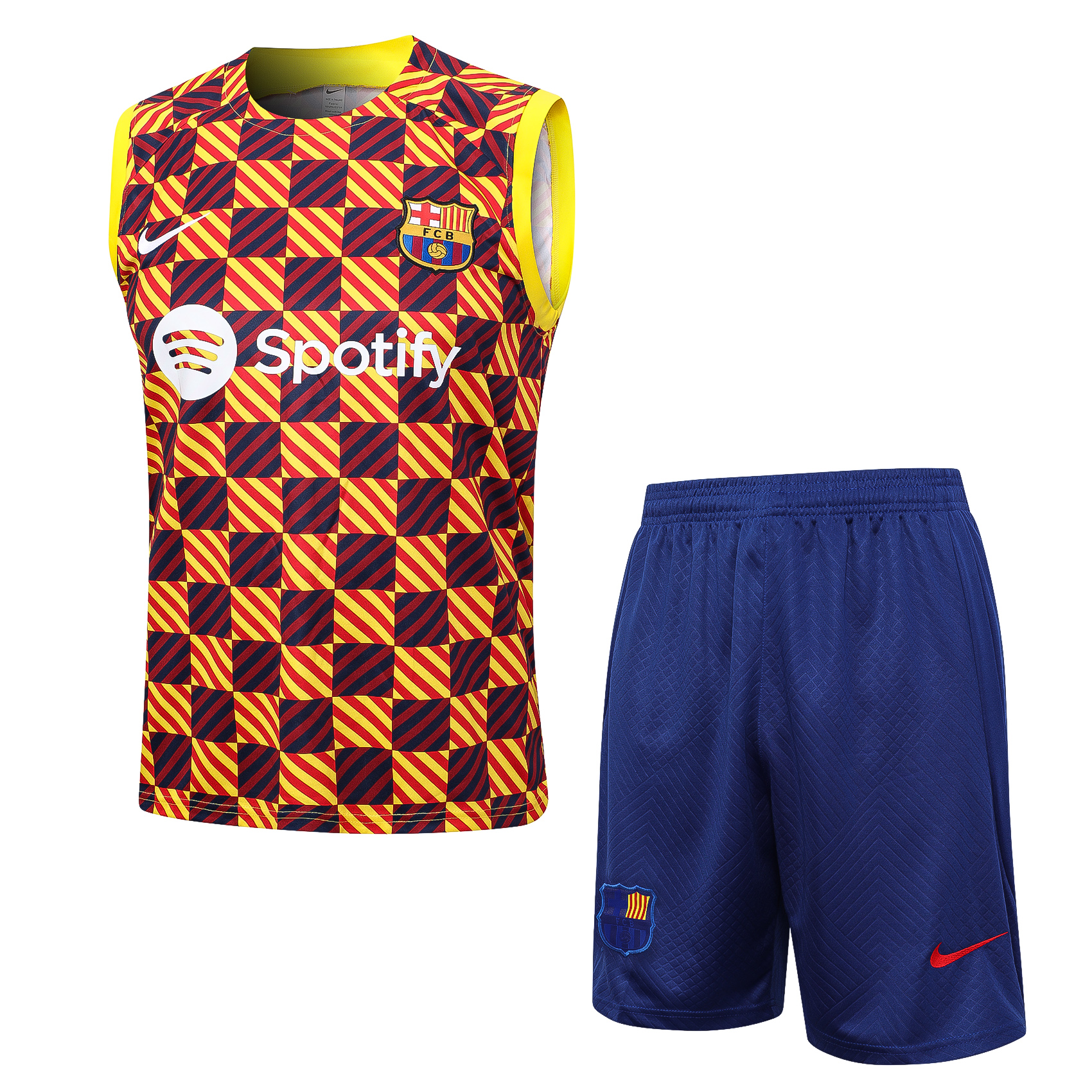 23-24 B.A.R.S.A Yellow Player Vest Training Set - JerseysGala