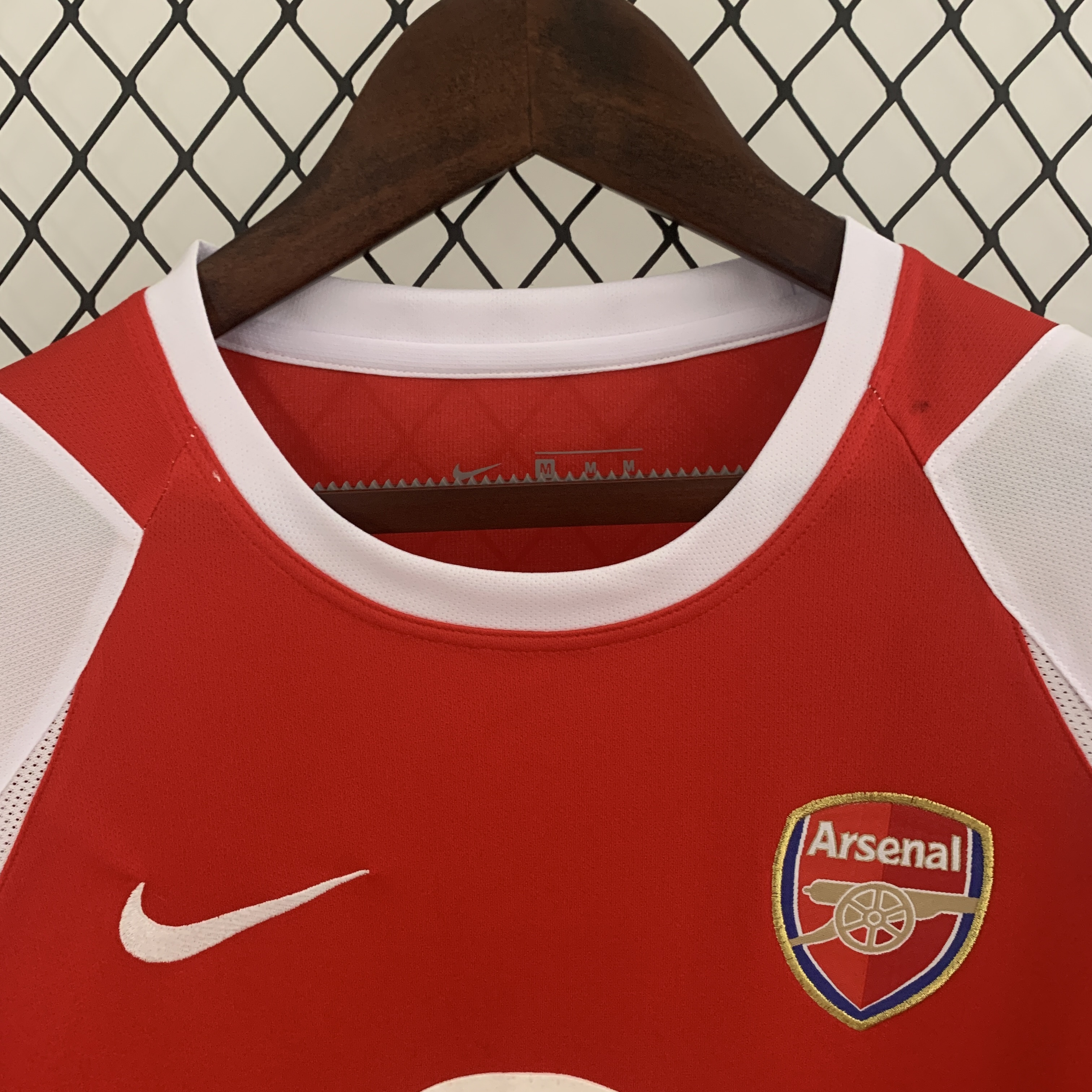 Retro Arsenal 02-04 Home Stadium Long Sleeve Jersey - JerseysGala