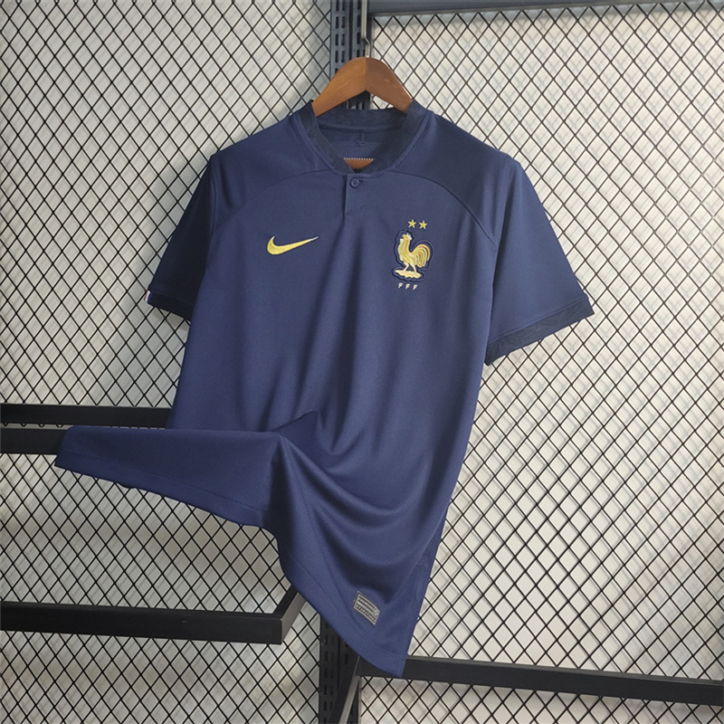 France 22-23 Home Jersey - Fans Version - 2022 World Cup - JerseysGala