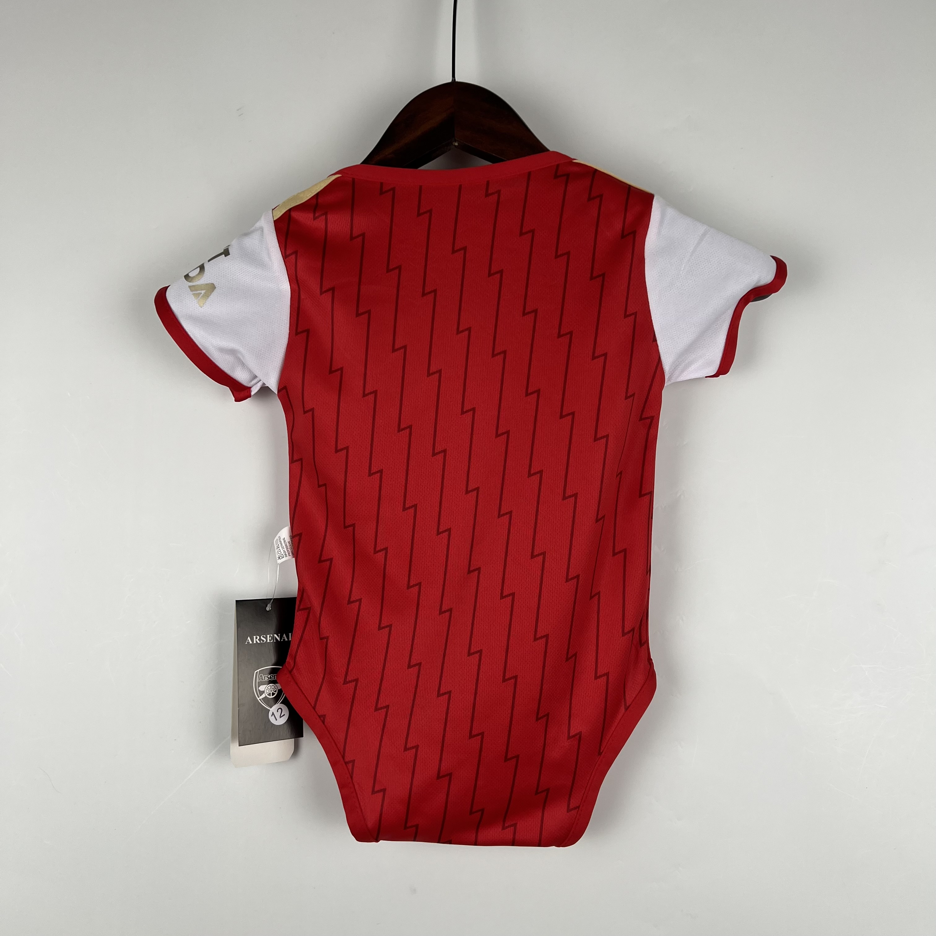 Arsenal 23-24 Home Stadium Baby Crawling Suit - JerseysGala