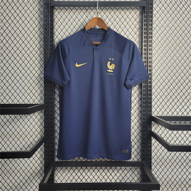 France 22-23 Home Jersey - Fans Version - 2022 World Cup - JerseysGala