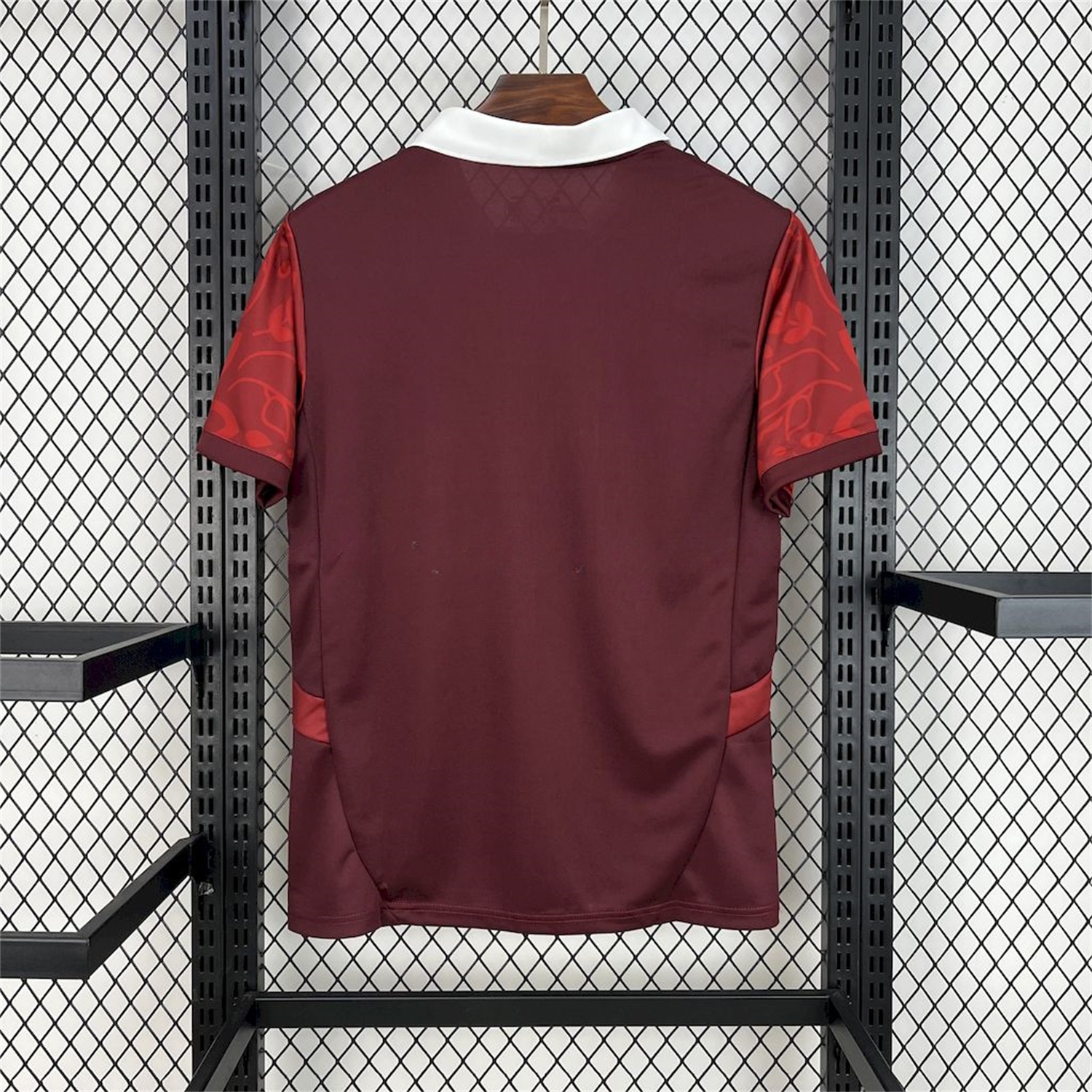 Portugal 2025-26 Red Flower Training Jersey - Fans Version - JerseysGala