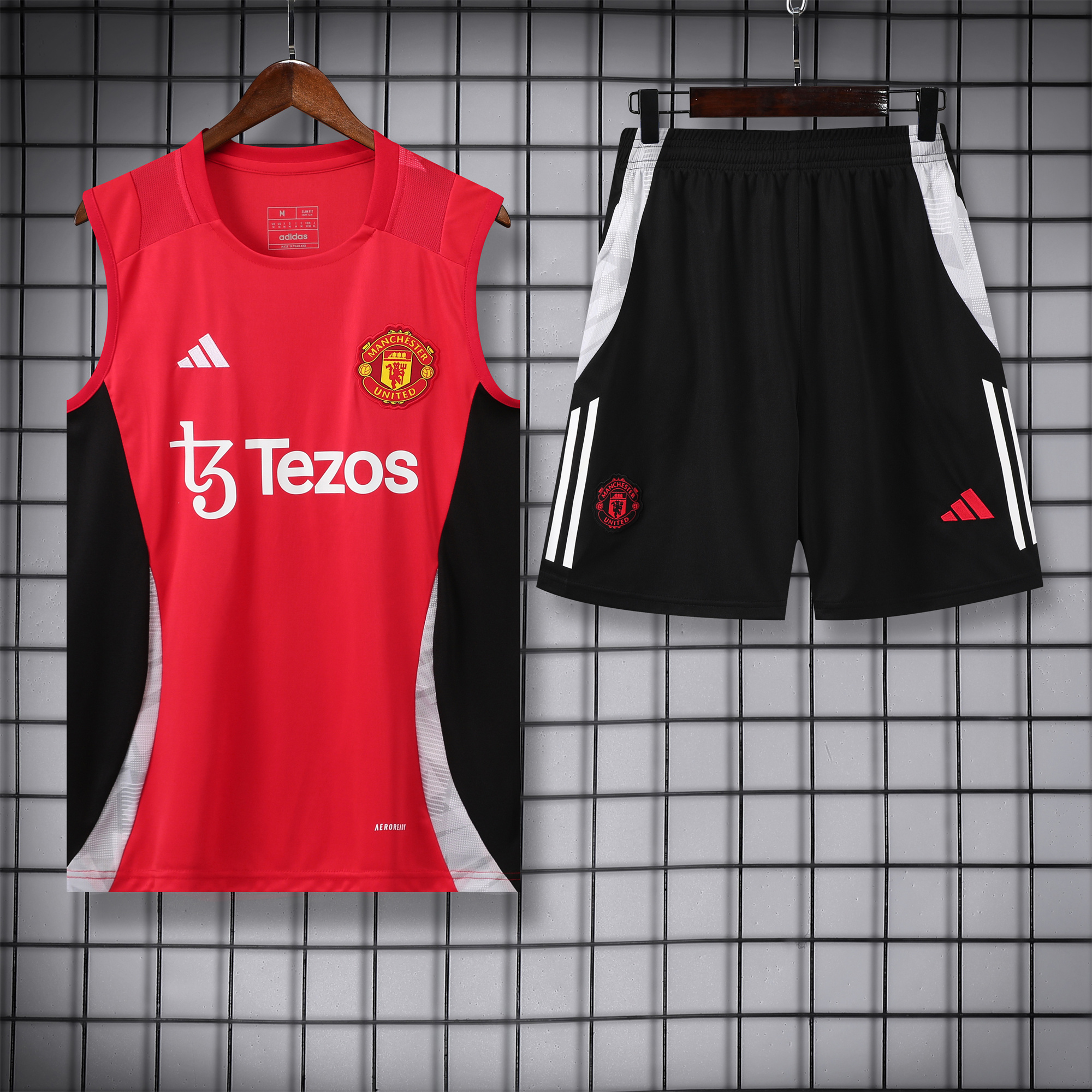 Manchester United 24-25 Vest Training Set - Red - JerseysGala