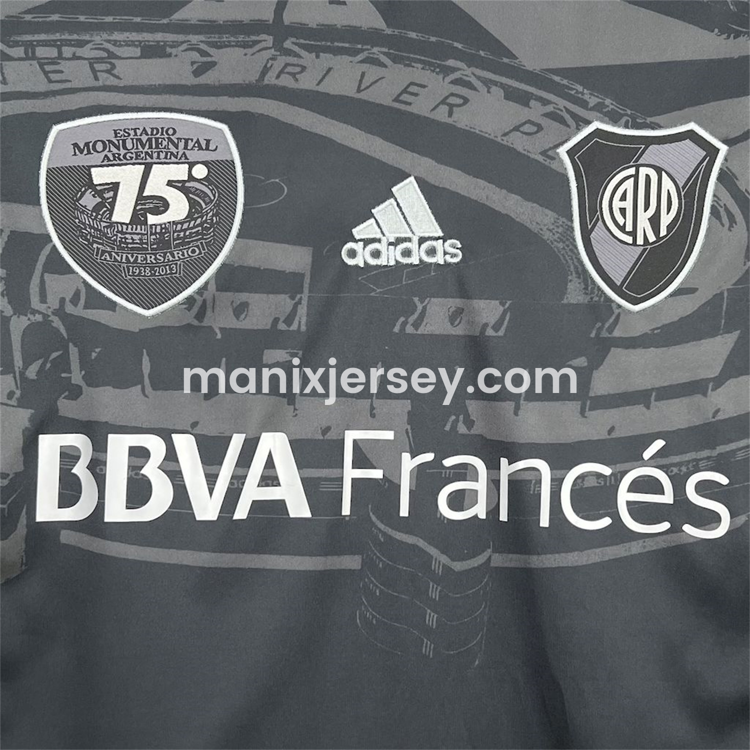 Retro River Plate 2013-14 70th Anniversary Black Jersey - JerseysGala
