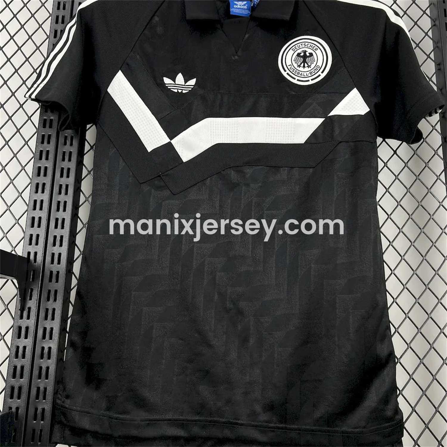 Retro Germany 1988-91 Terrace Black Jersey - JerseysGala