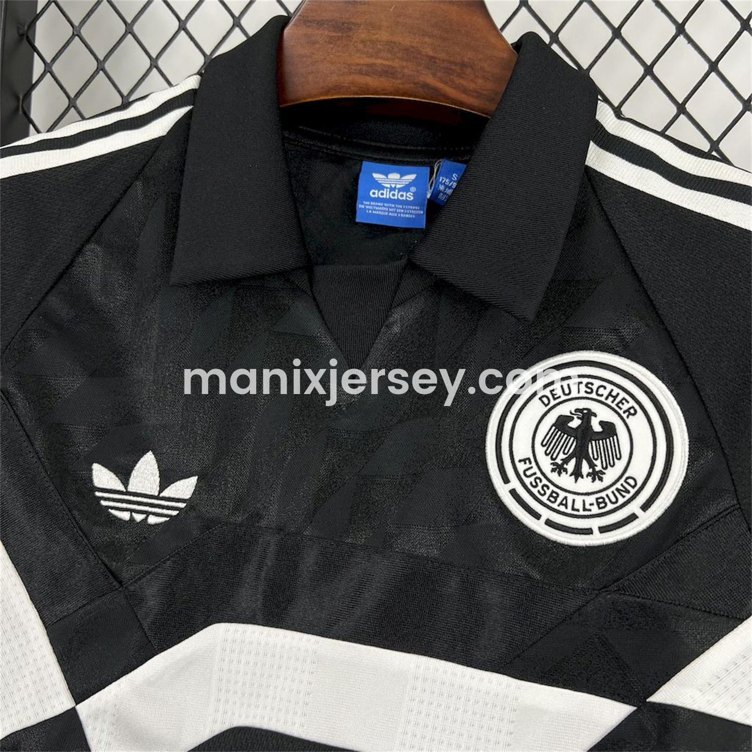 Retro Germany 1988-91 Terrace Black Jersey - JerseysGala