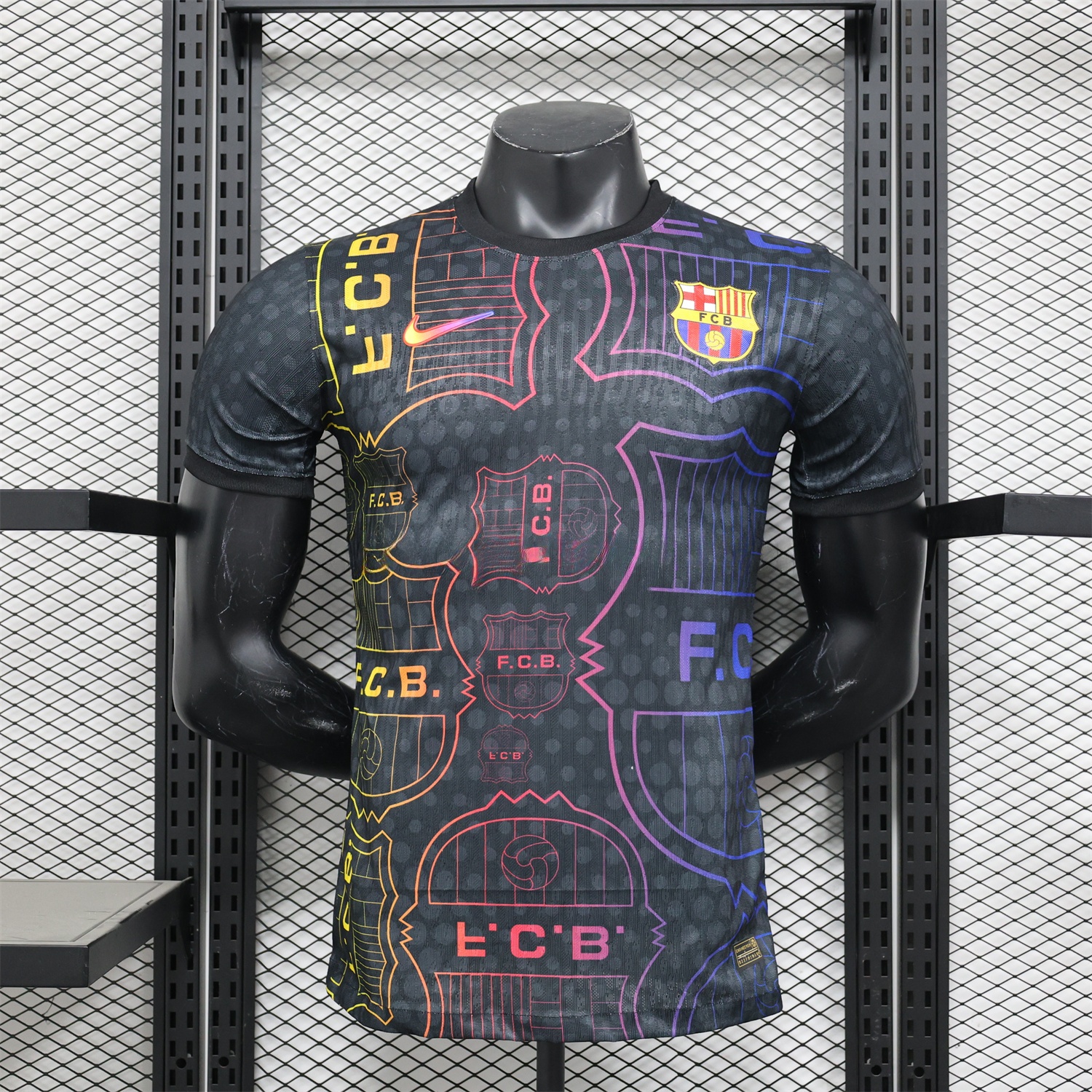 B.A.R.S.A 24-25 Black Fluorescent ICON Special Edition Jersey - Player Version - JerseysGala
