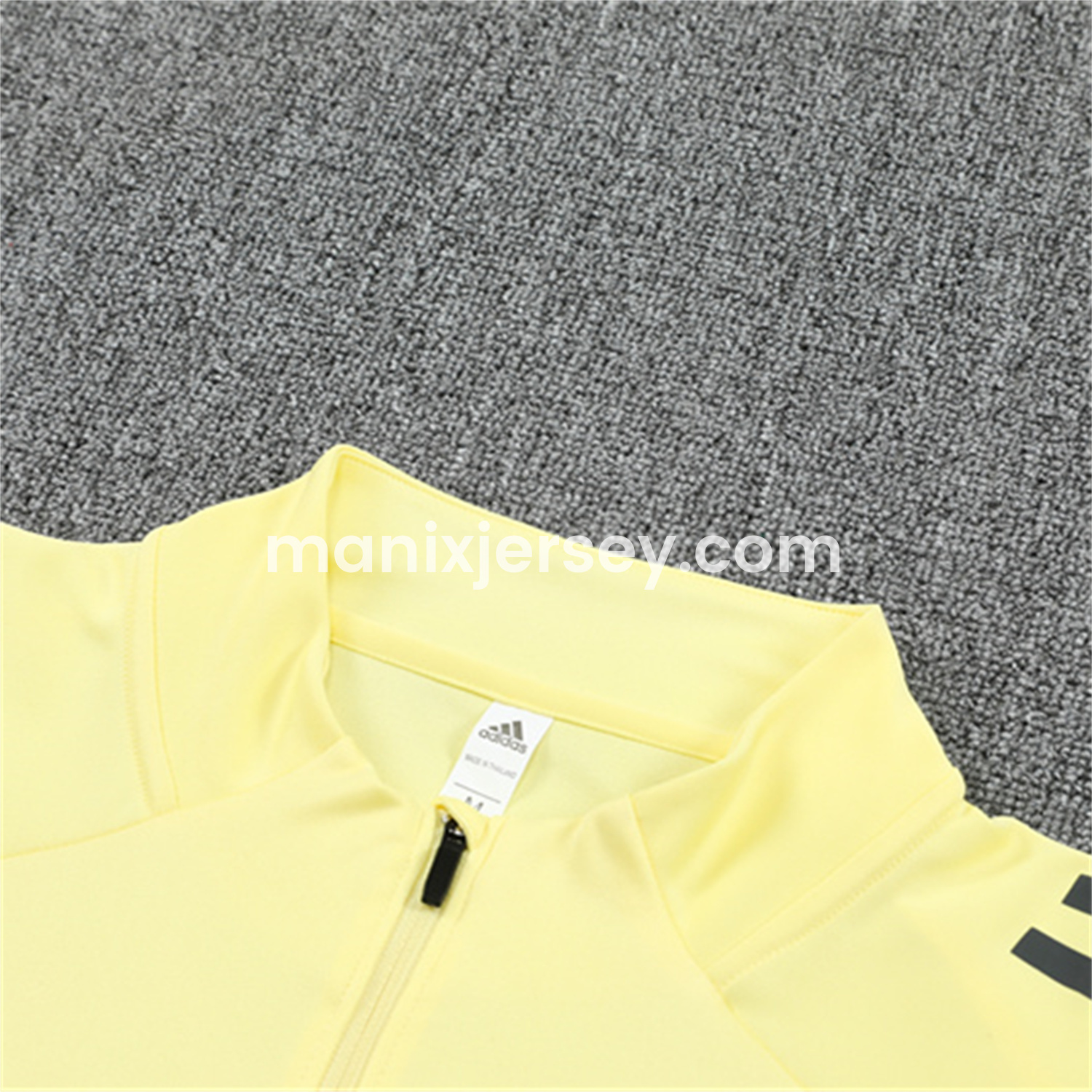 Real Madrid 25-26 Kid Long Sleeves Training Set - Yellow Top & Gray Pants - JerseysGala
