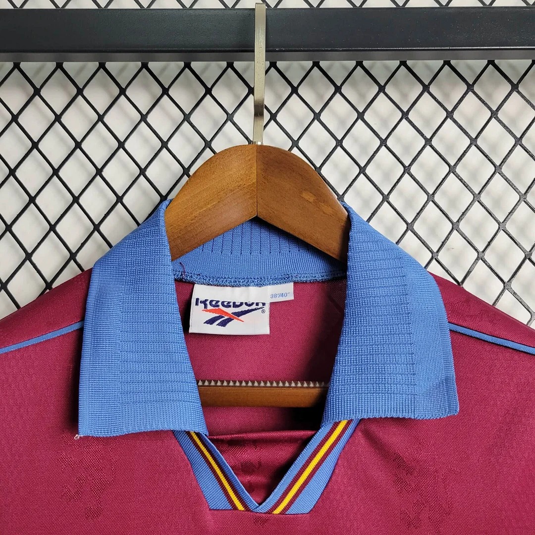 Retro Aston Villa 1995-97 Home Stadium Jersey - JerseysGala