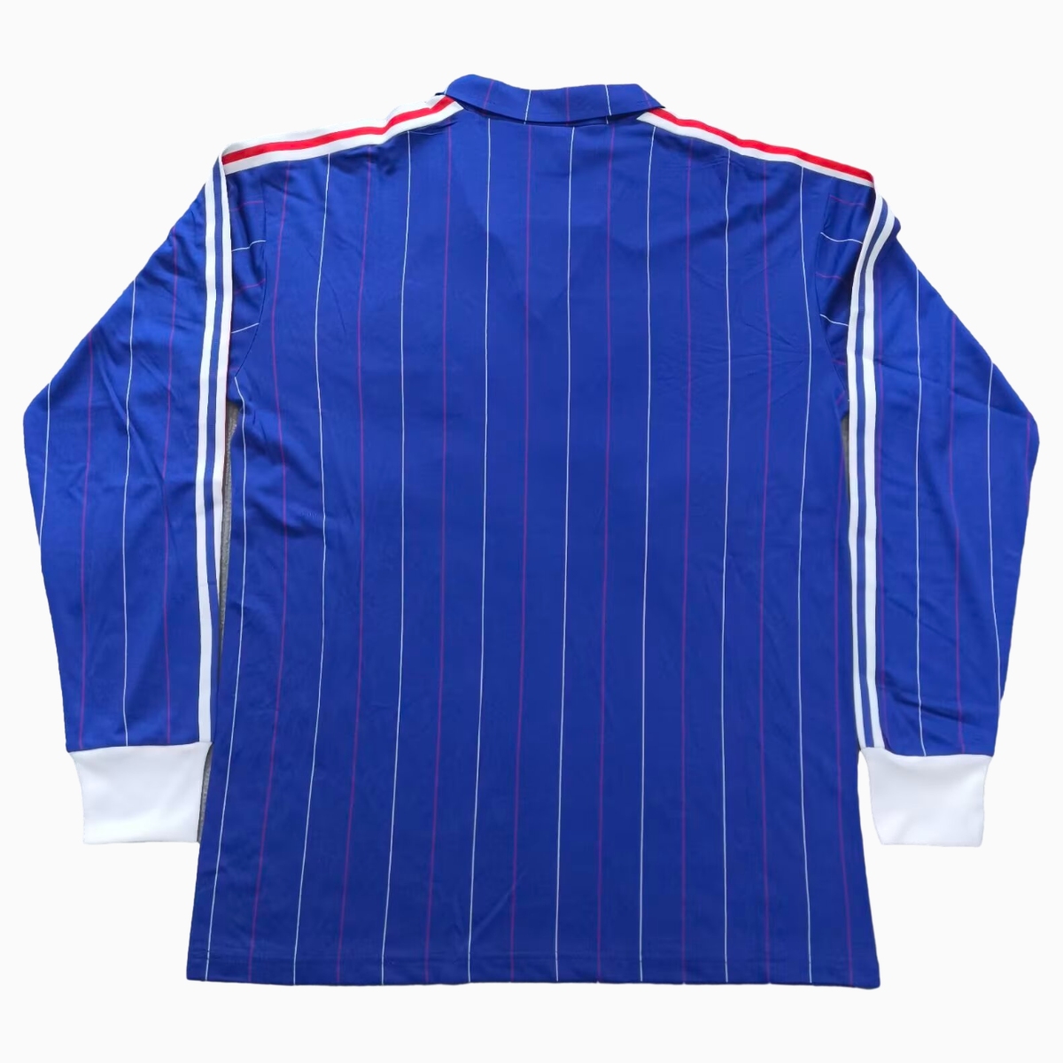 Retro France 1982 Home Long Sleeves Jersey - JerseysGala