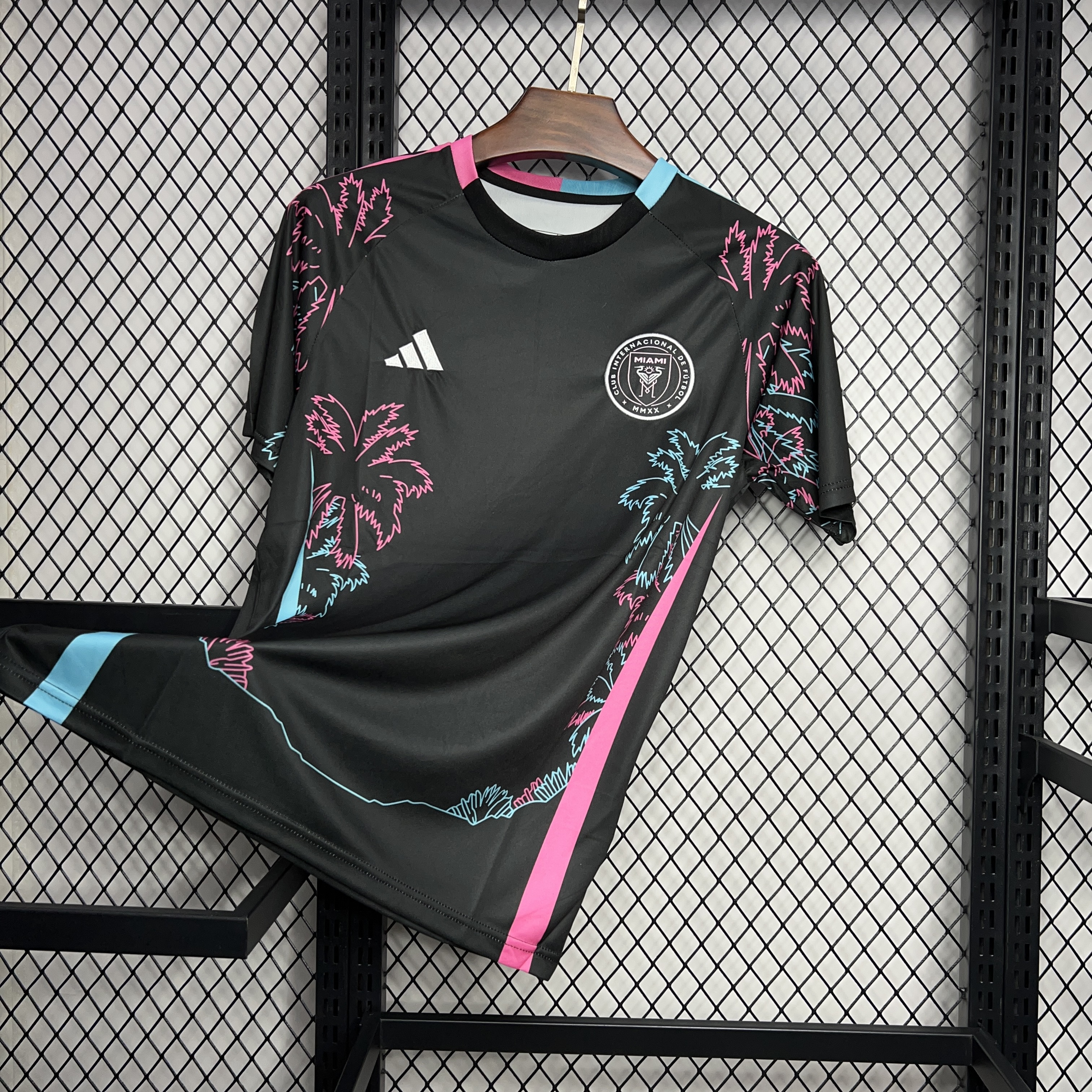 INT M.A.M 24-25 Black Summer Coconut Tree Style Jersey - Fans Version - JerseysGala
