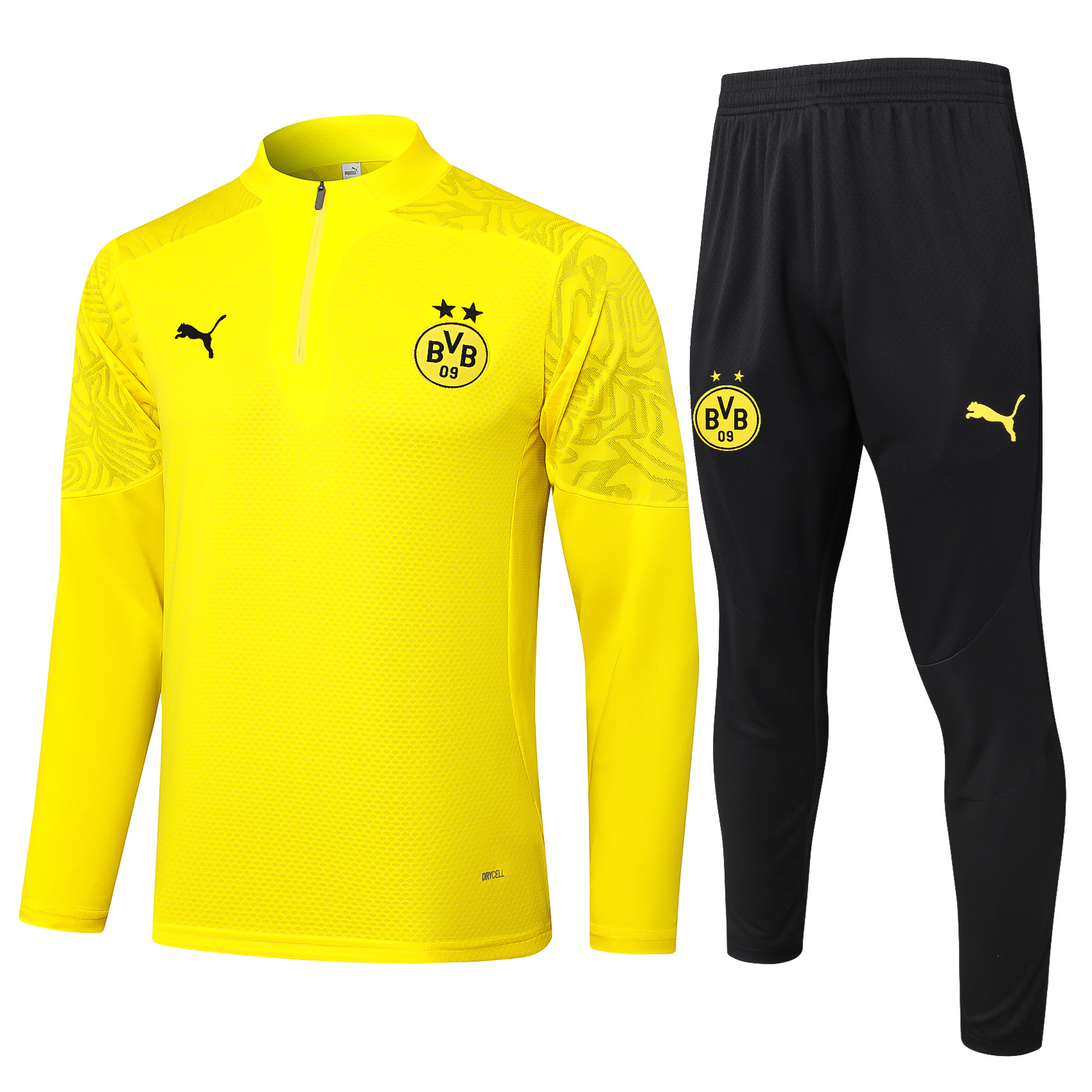Dortmund 24-25 Long Sleeve Training Set - Player Version - Yellow - JerseysGala