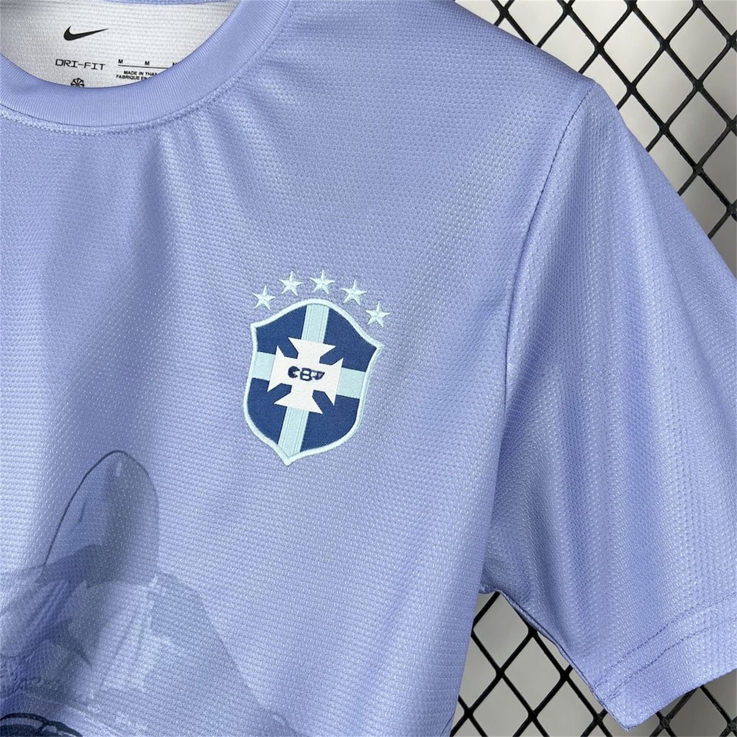 Brazil 25-26 Light Purple Jesus Statue Special Jersey - Fans Version - JerseysGala