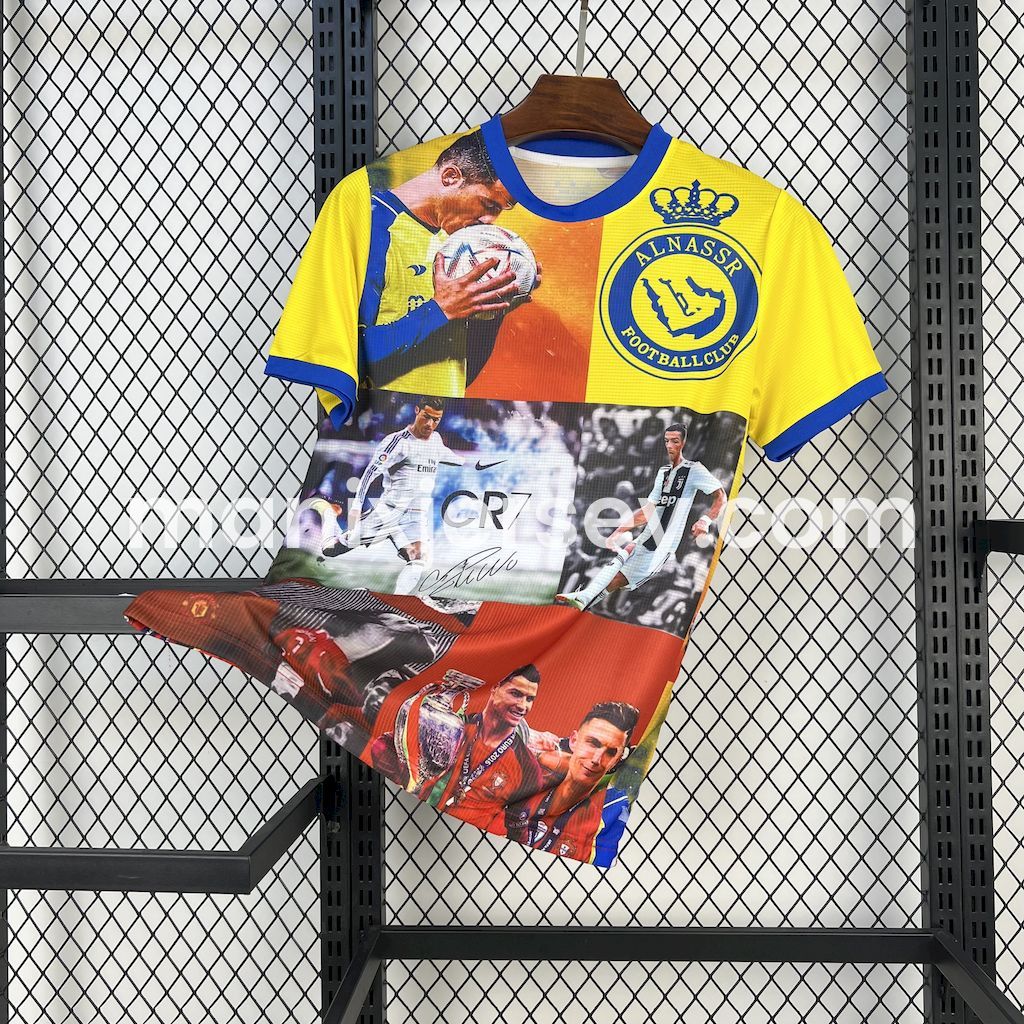 Cristiano Ronaldo Career Commemorative Moments Jigsaw Puzzle Jersey - Fans Version - Real Madrid Manchester United Juventus Portugal Al Nassr - JerseysGala