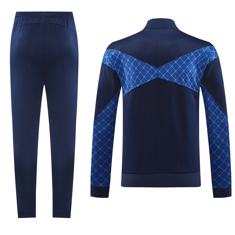 Paris Saint-Germain PSG 24-25 Jacket Training Tracksuit - Blue Plaid - JerseysGala