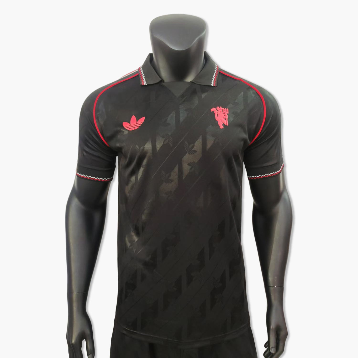 Manchester United 24-25 Originals LFSTLR Black Jersey - Player Version - JerseysGala