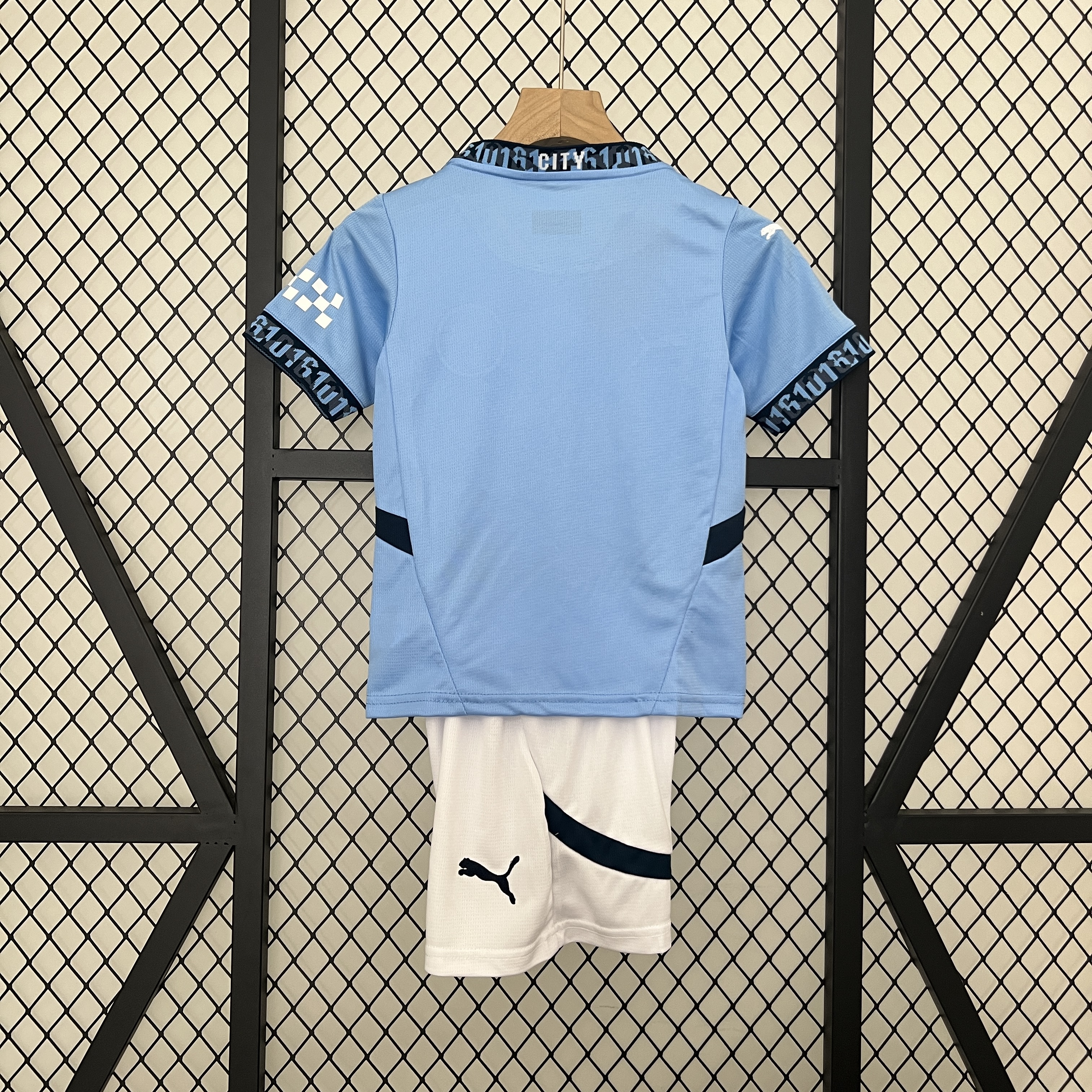 Manchester City 24-25 Home Stadium Kids Kit - JerseysGala