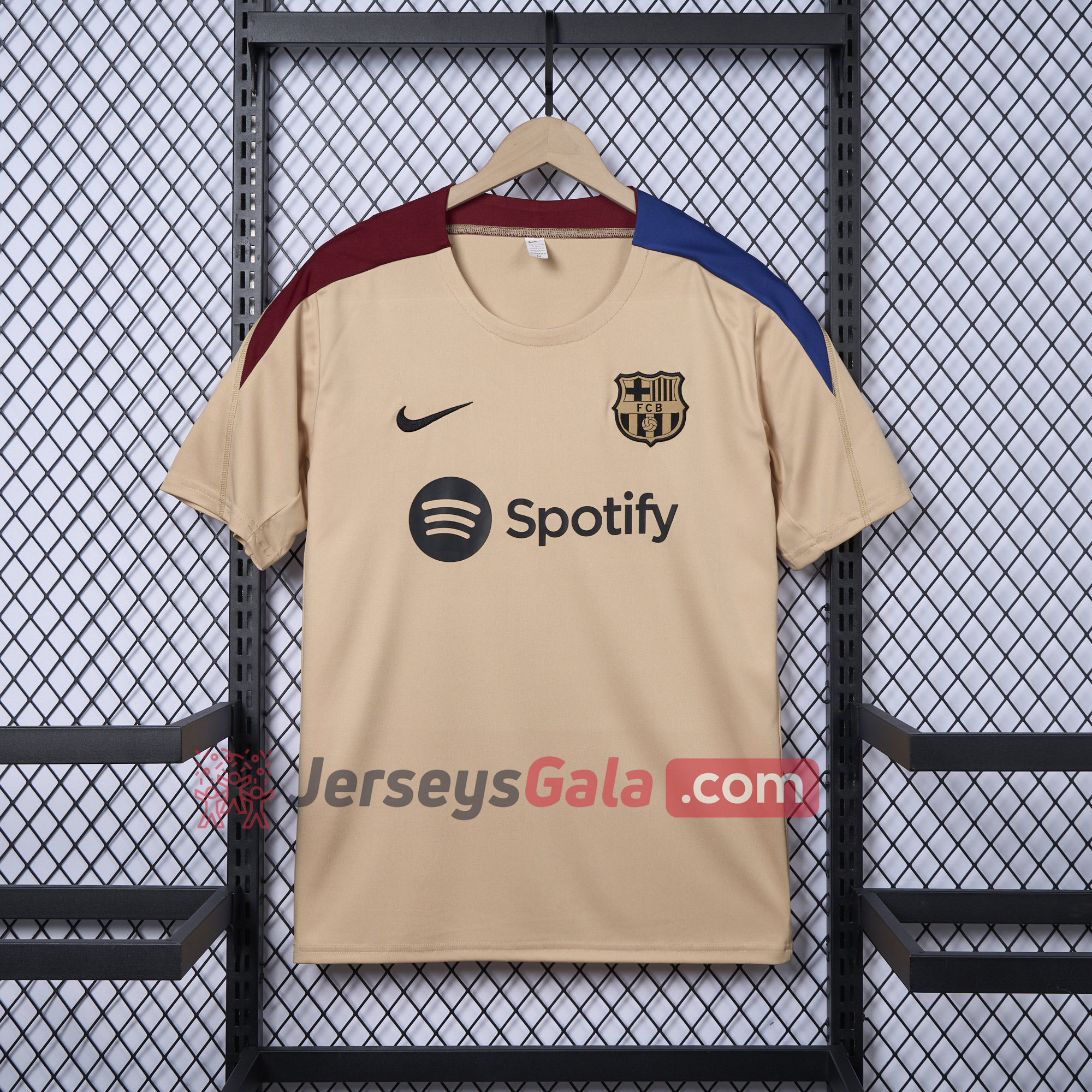 B.A.R.S.A 24-25 Frick Same Style Coach Training Shirt - Gold - JerseysGala