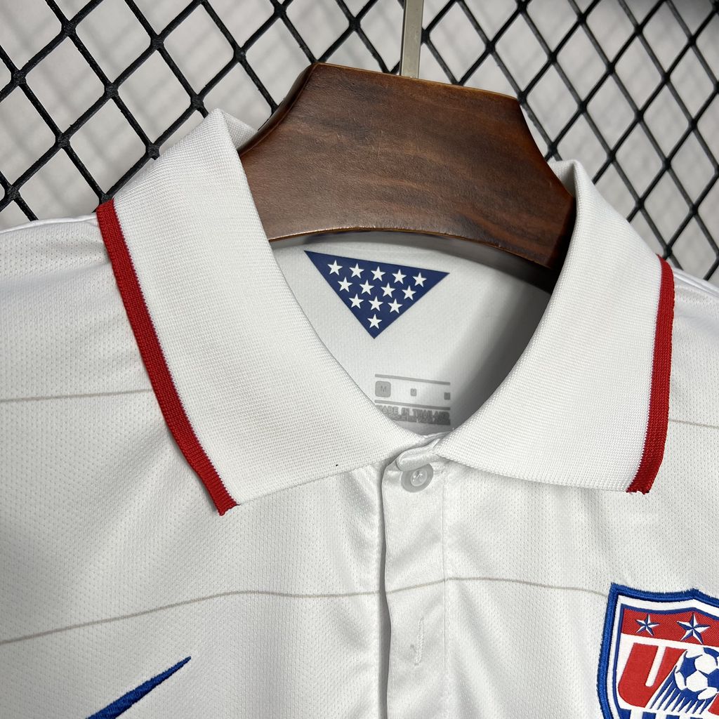 Retro United States USA 2014 Home Stadium Jersey - JerseysGala