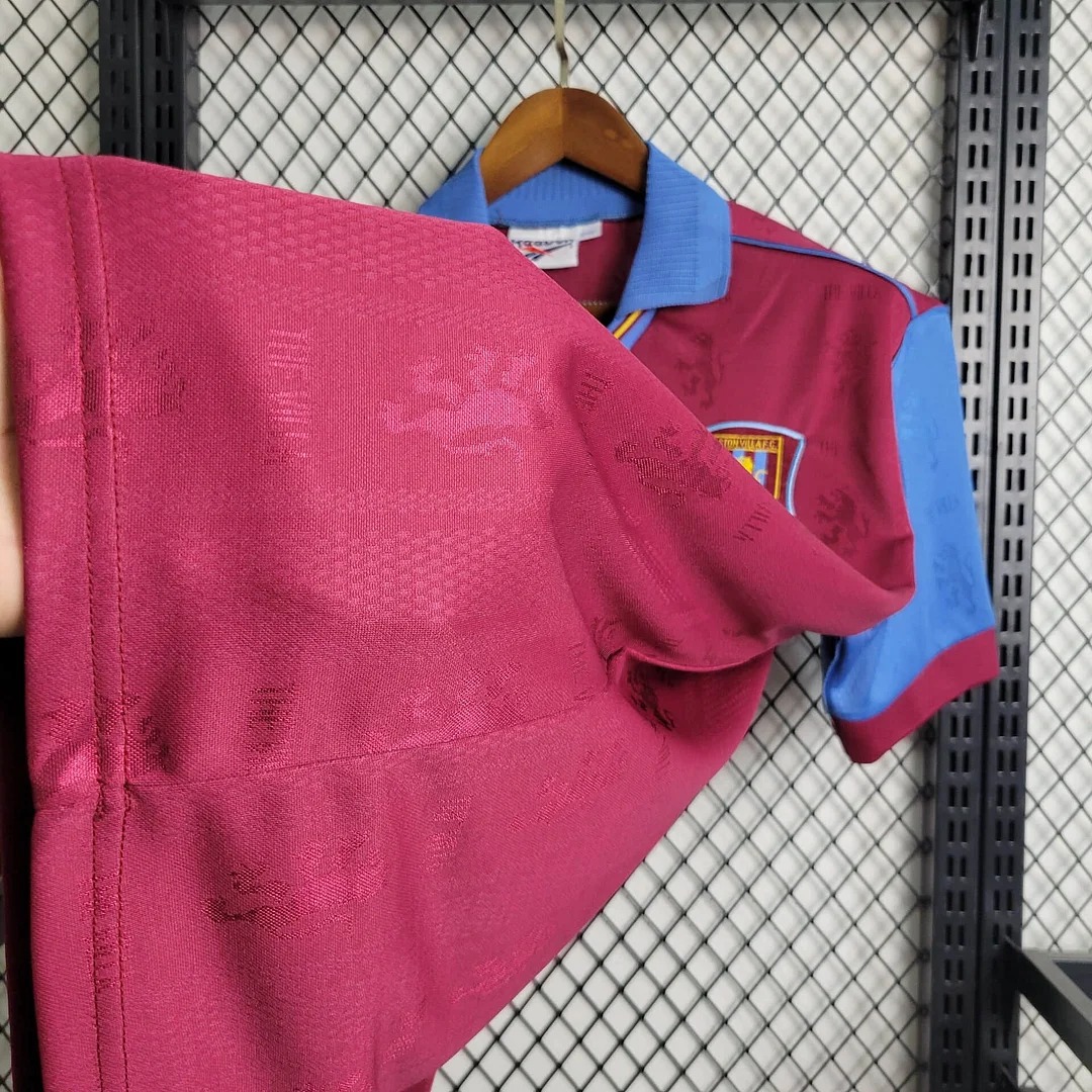 Retro Aston Villa 1995-97 Home Stadium Jersey - JerseysGala