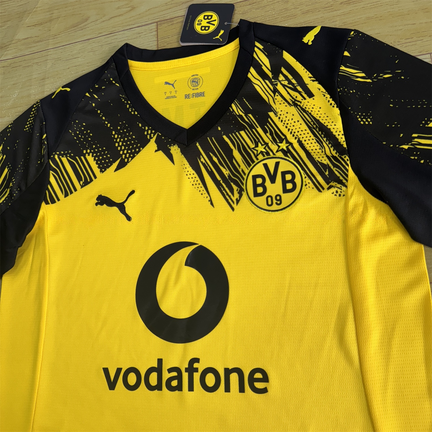 Dortmund 25-26 Home Unsponsored Jersey With Chest Sponsor - Fans Version - JerseysGala