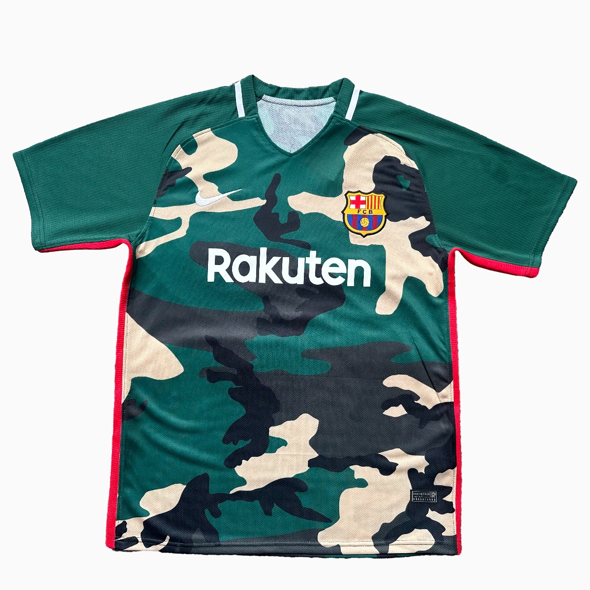 B.A.R.S.A 24-25 Green Camouflage Style Training Jersey - Fans Version - JerseysGala