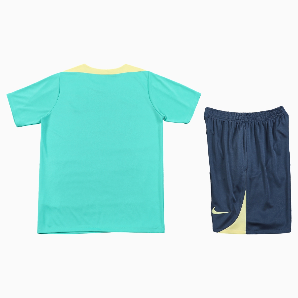 Club América 24-25 Short-Sleeve Training Set - Light Green Top & Grey Shorts - JerseysGala