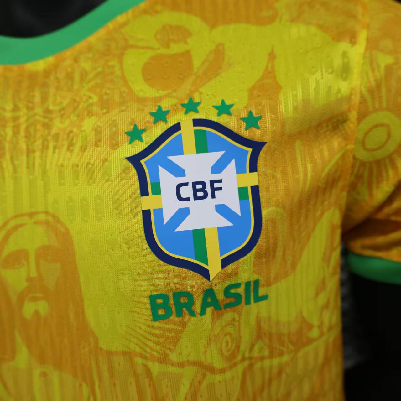 Brazil 2024-25 Christ the Redeemer Statue Jersey - Player Version - JerseysGala