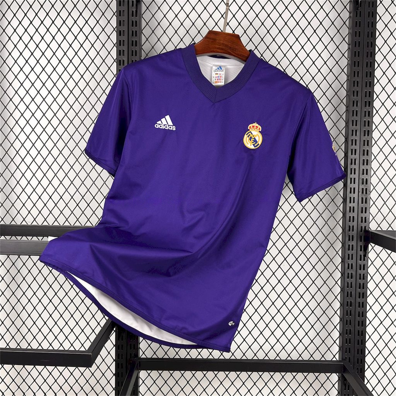 Retro Real Madrid 2002-03 Reversible Double-sided Centenary Third Unsponsored Jersey - JerseysGala