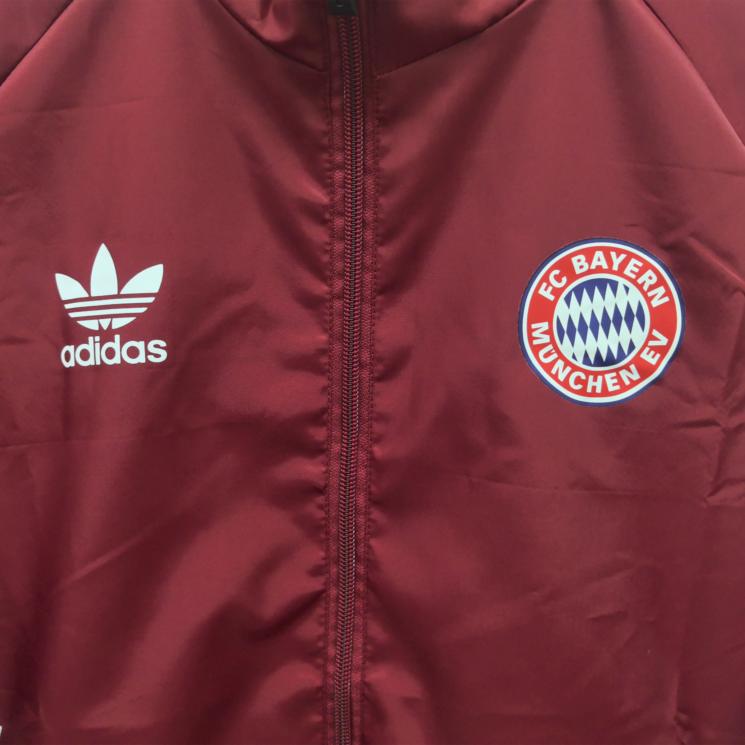 Bayern Munich 24-25 Throwback Windbreaker Jacket - Red - JerseysGala