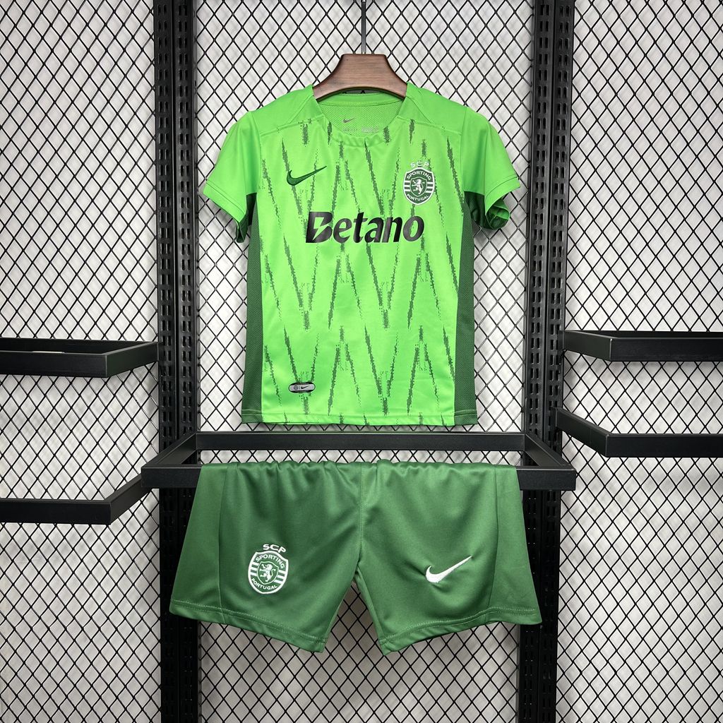 Sporting CP Portugal 24-25 Third Kids Kit - JerseysGala