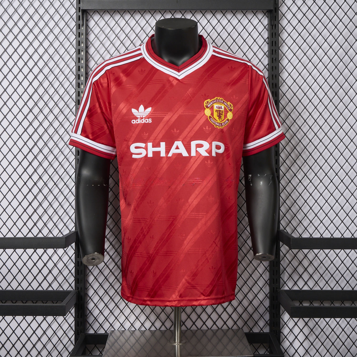 Retro Manchester United 1986-88 Home Remake Jersey - Player Version - JerseysGala