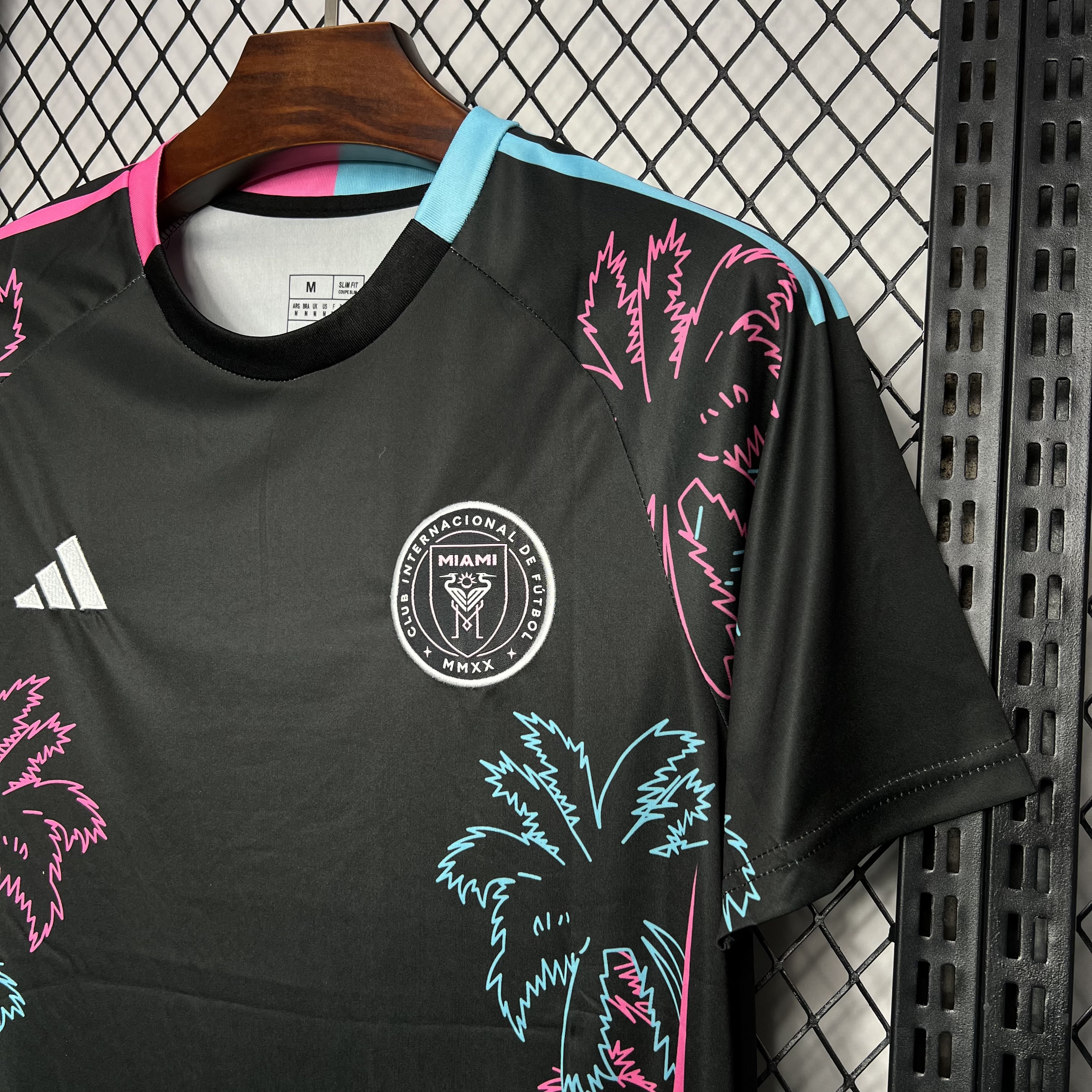 INT M.A.M 24-25 Black Summer Coconut Tree Style Jersey - Fans Version - JerseysGala