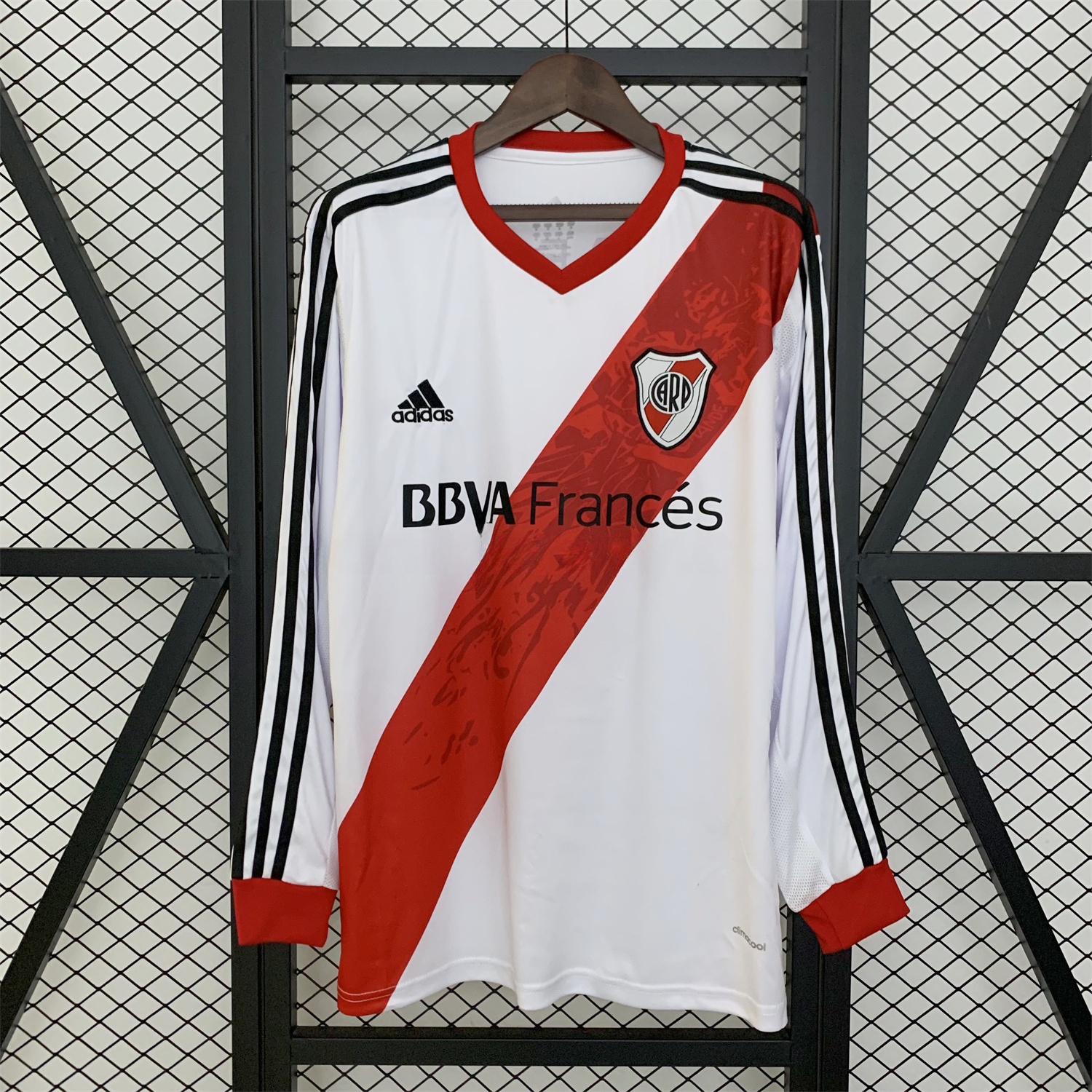 Retro River Plate 2013-14 Home Long Sleeves Jersey - JerseysGala