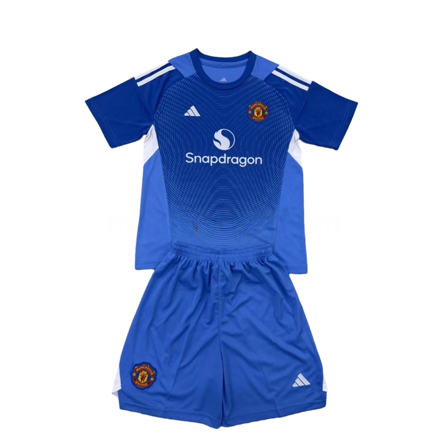 Manchester United 2025 Blue Goalkeeper Men's Adult Jersey Set - Fans Version - JerseysGala
