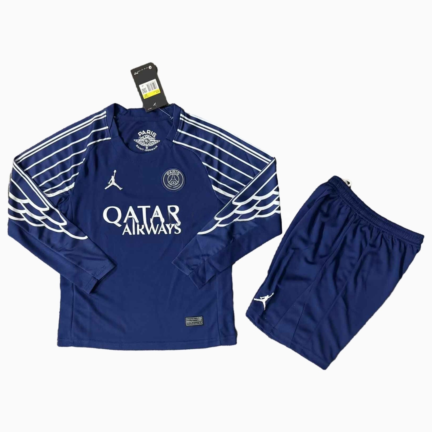 Paris Saint-Germain PSG 24-25 Fourth Long Sleeves Kids Kit - JerseysGala