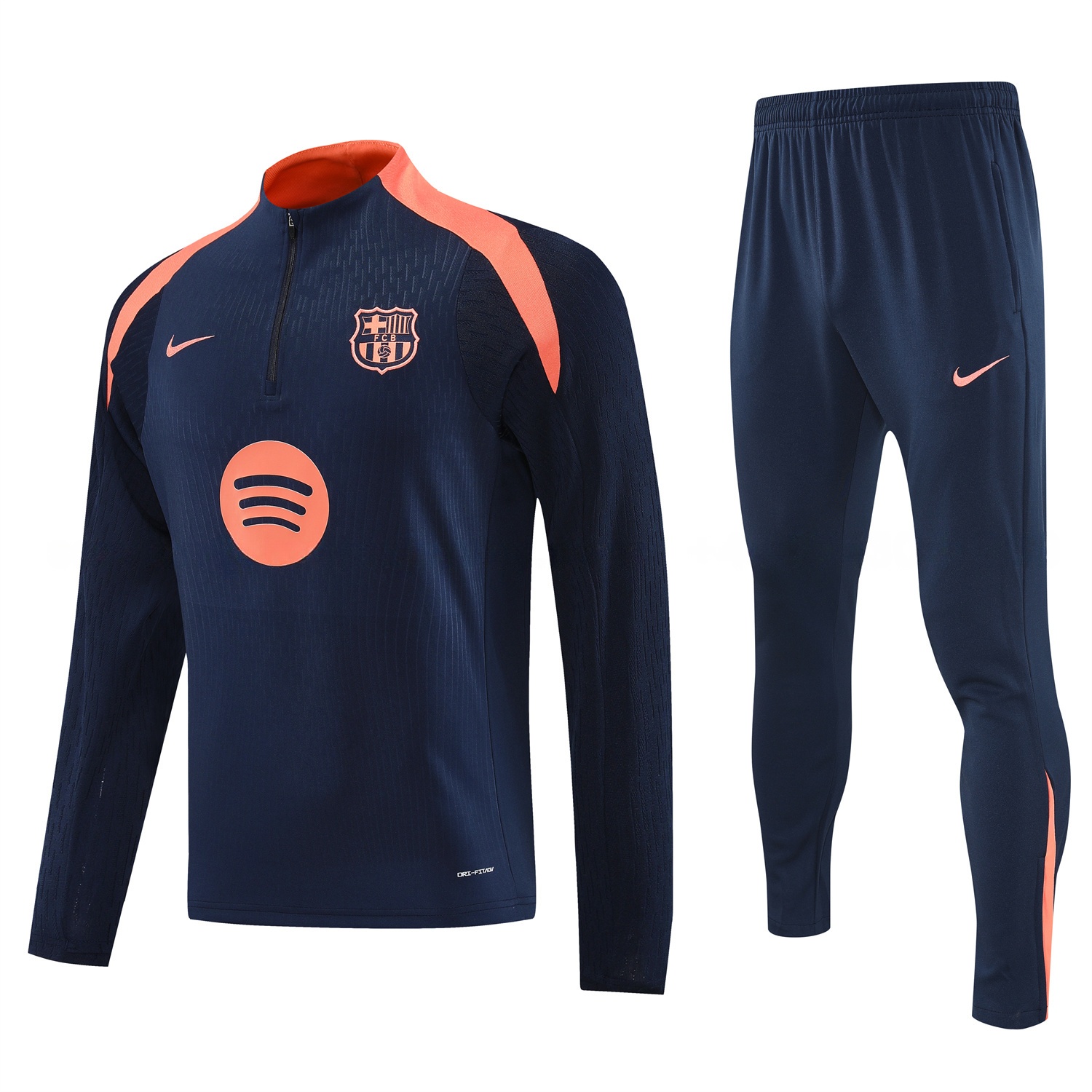 B.A.R.S.A 25-26 Long Sleeve Training Set - Deep Blue Top and Deep Blue Pants - JerseysGala