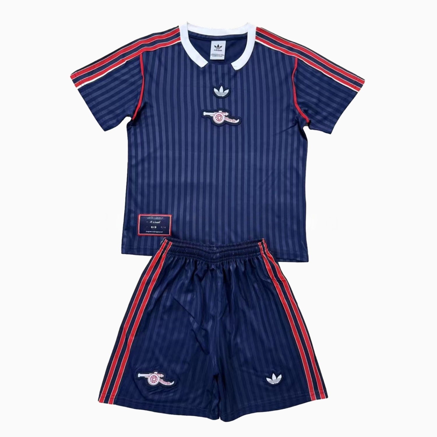 Arsenal 24-25 Blue Terrace Icon Retro Style Kids Kit - JerseysGala