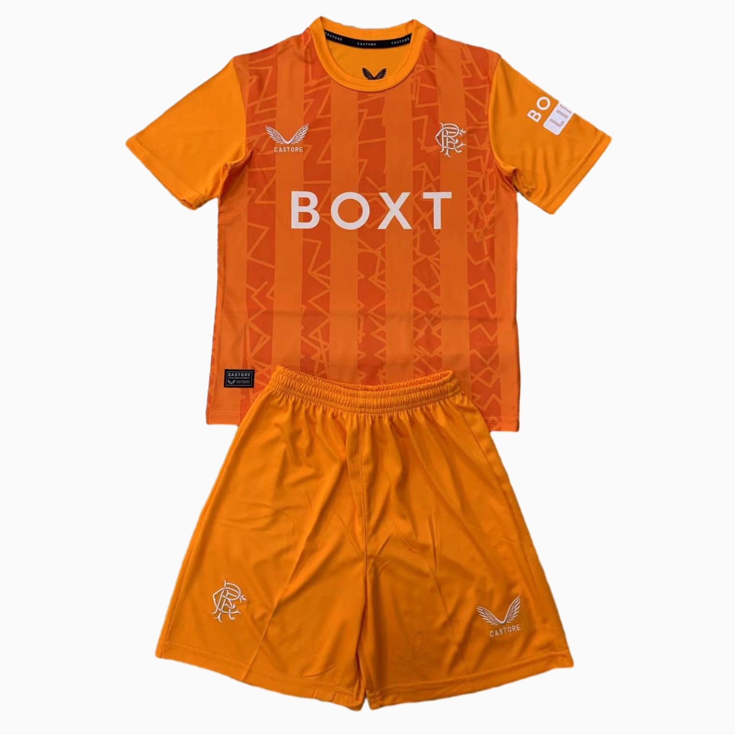 Glasgow Rangers 24-25 Orange Goalkeeper Kids Kit - JerseysGala