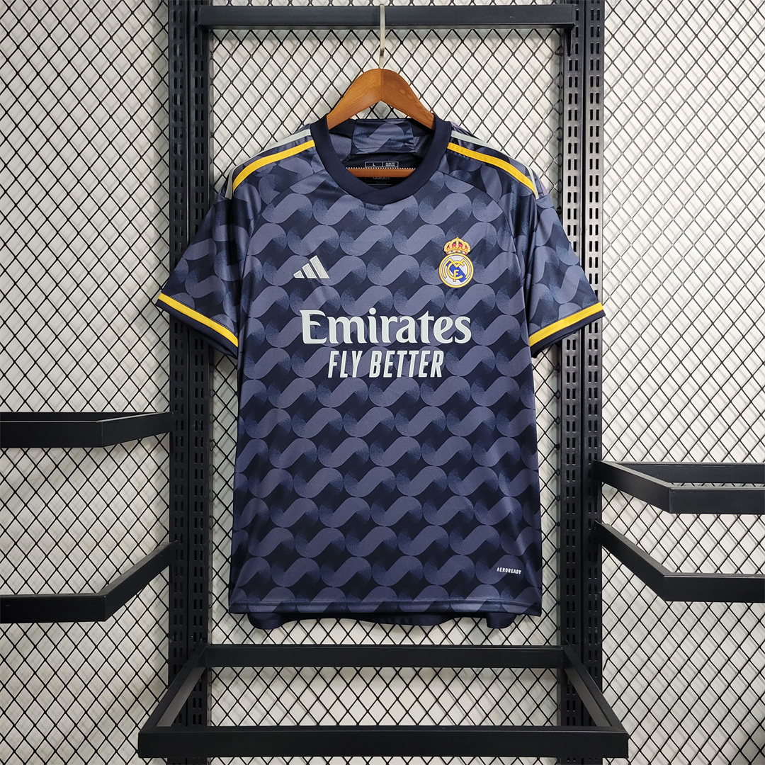 Real Madrid 23/24 Away Blue Jersey - Fans Version - JerseysGala