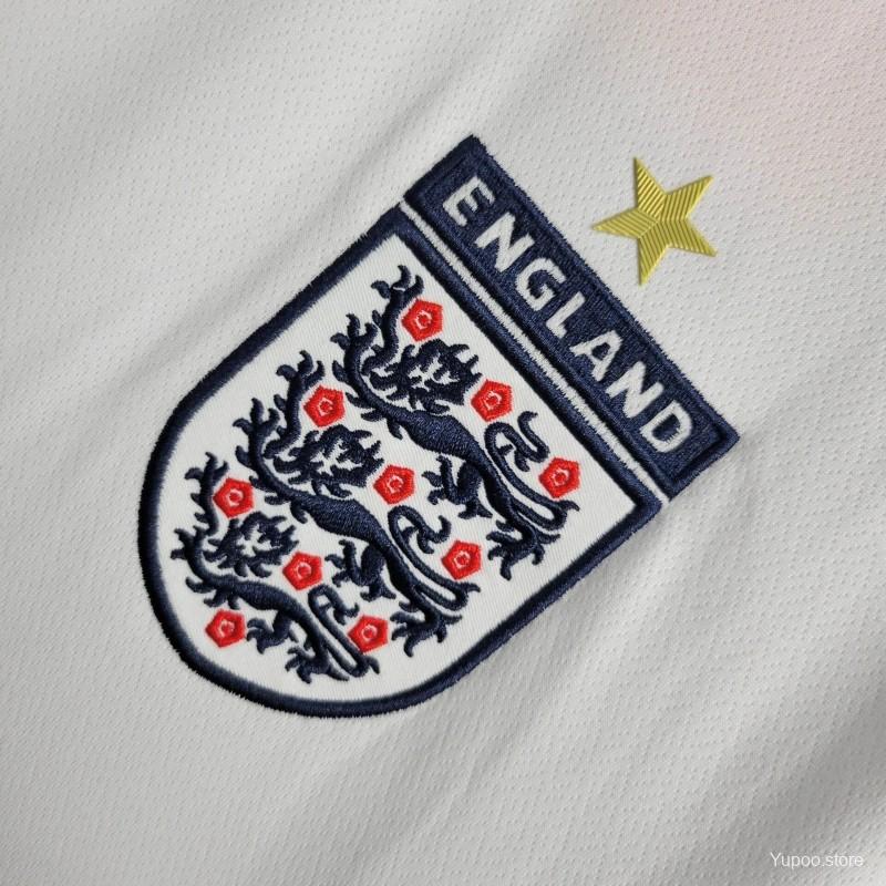 Retro England 2006 Home Long Sleeve Jersey - JerseysGala